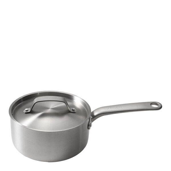 Kasserolle med lokk 18 cm/2,2L rustfritt stål
