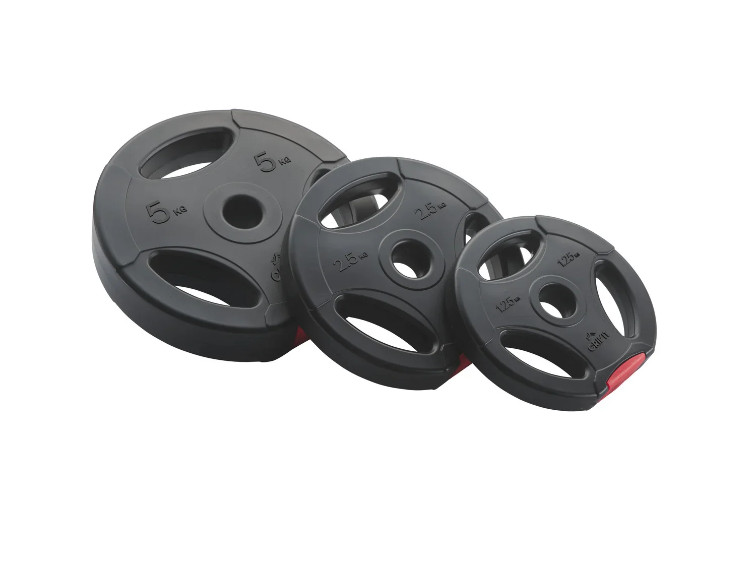 CRIVIT Lot de 8 disques de musculation, 20 kg
