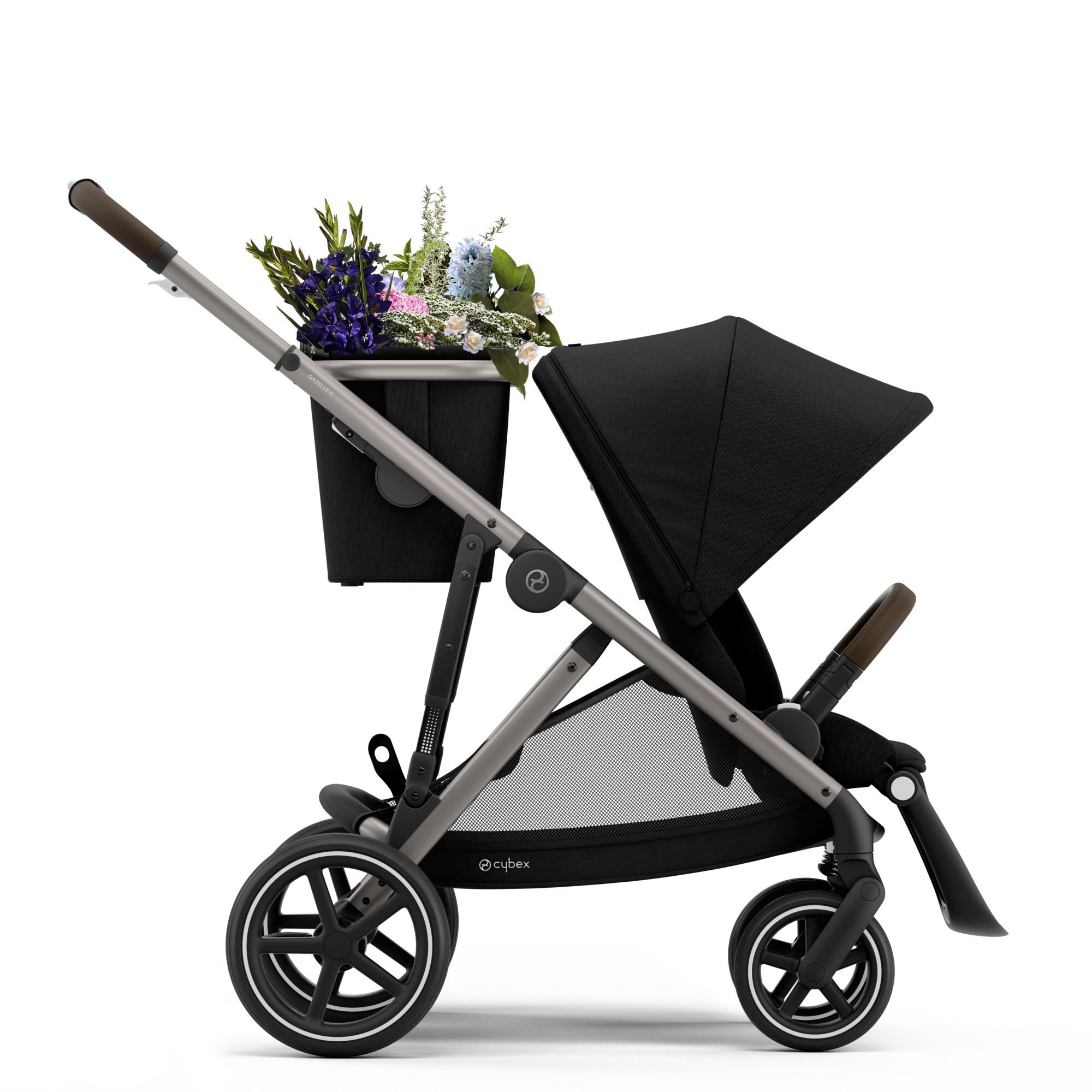 Poussette Cybex Gazelle S en noir profond