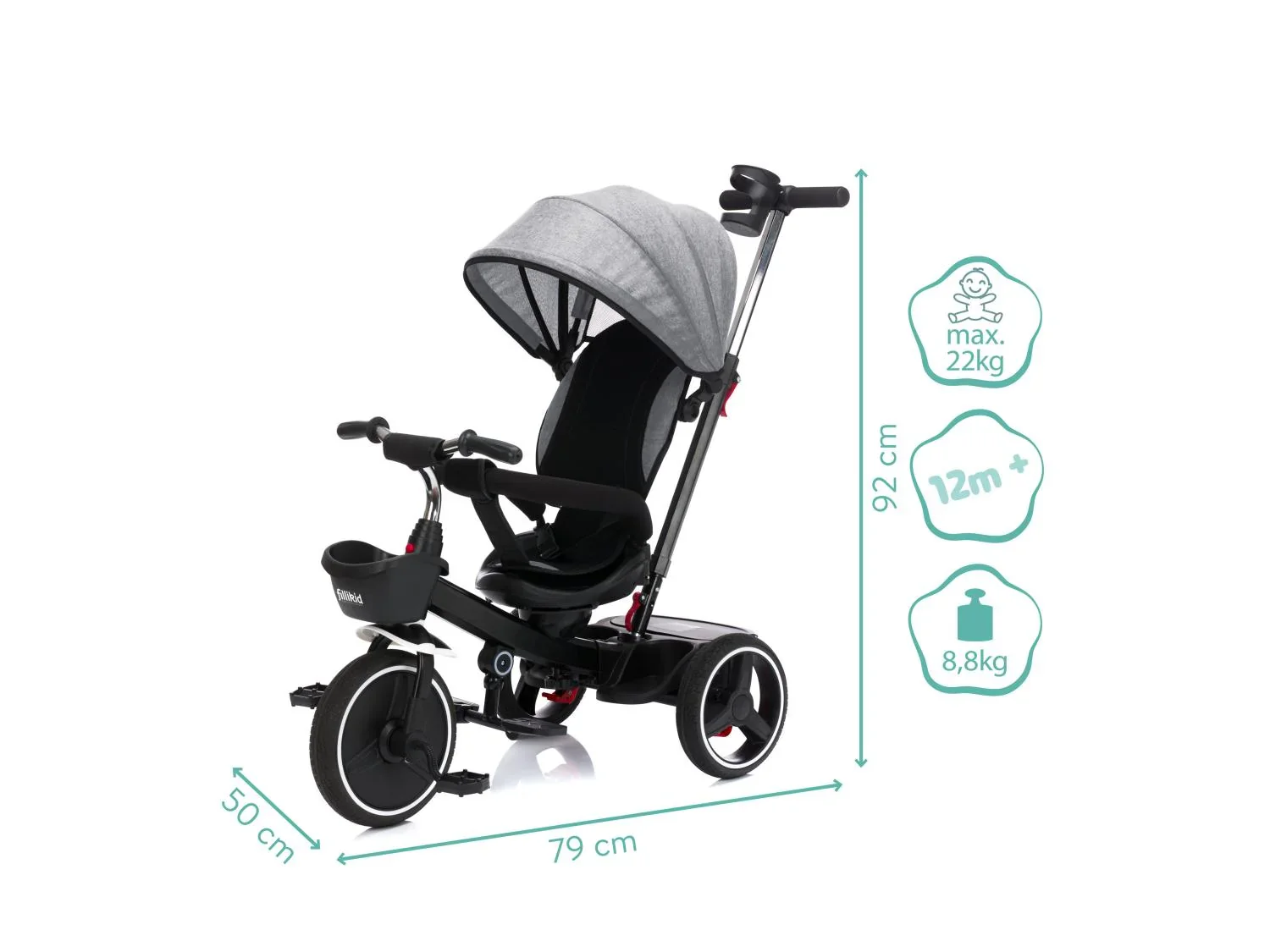 Fillikid Tricycle Niki 360