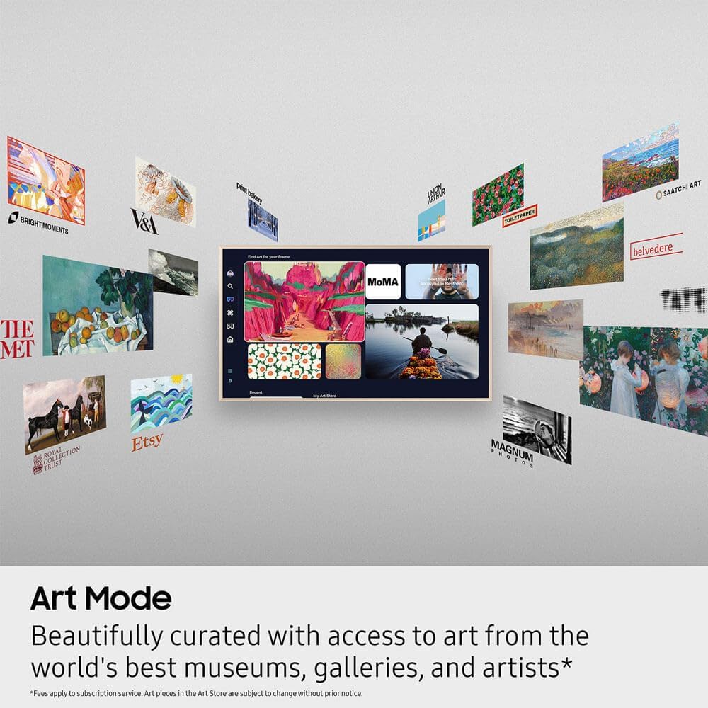 Samsung (Renewed) 55-in LS03D The Frame Lifestyle Smart TV - QN55LS03DAFXZA (2024)
