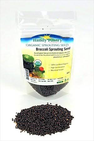 Handy Pantry Organic Broccoli Sprouting Seeds - 4 oz packet