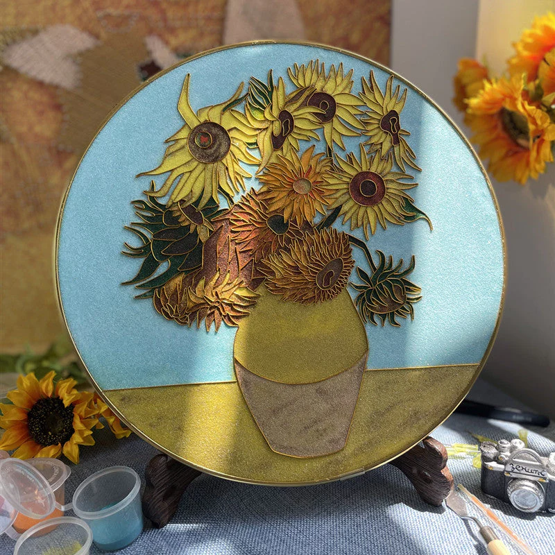 Van Gogh Beginner Cloisonné Enamel DIY Kit, with Tutorial& All Tools