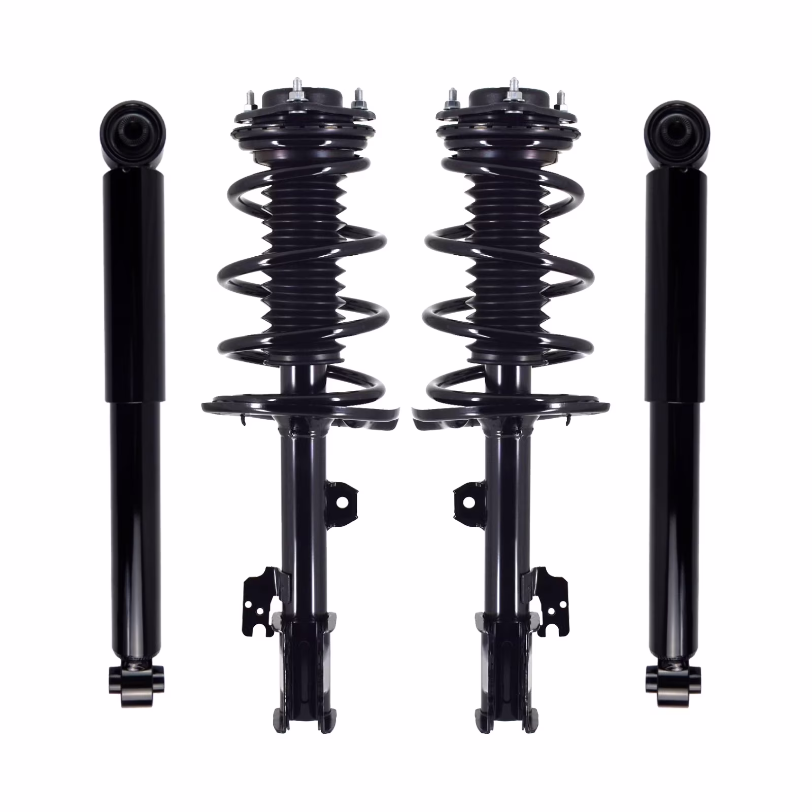 Set 4 Front Quick Complete Strut-Coil Spring-Rear Shock For 2014-2016 Toyota Highlander V6