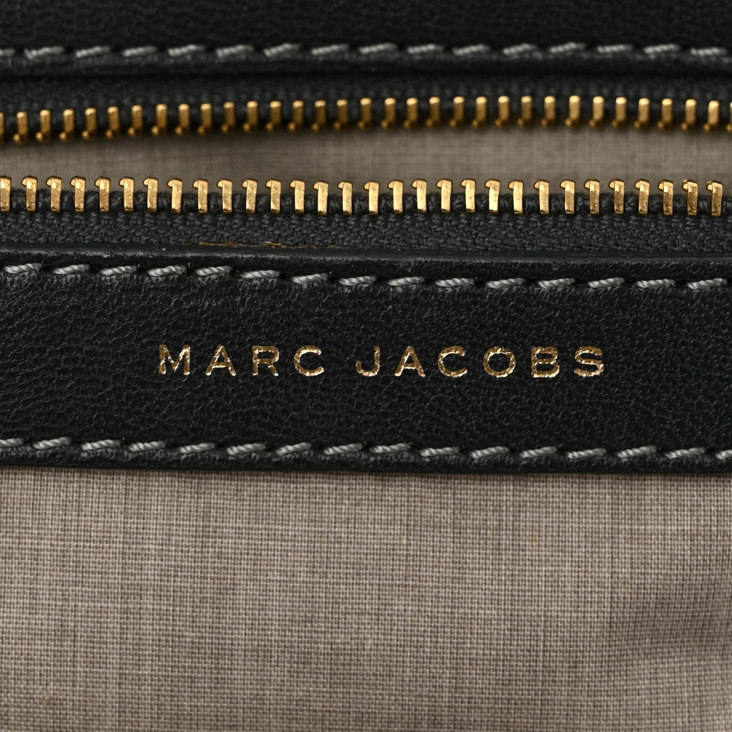 Calfskin Quilted Stam Dark Grey