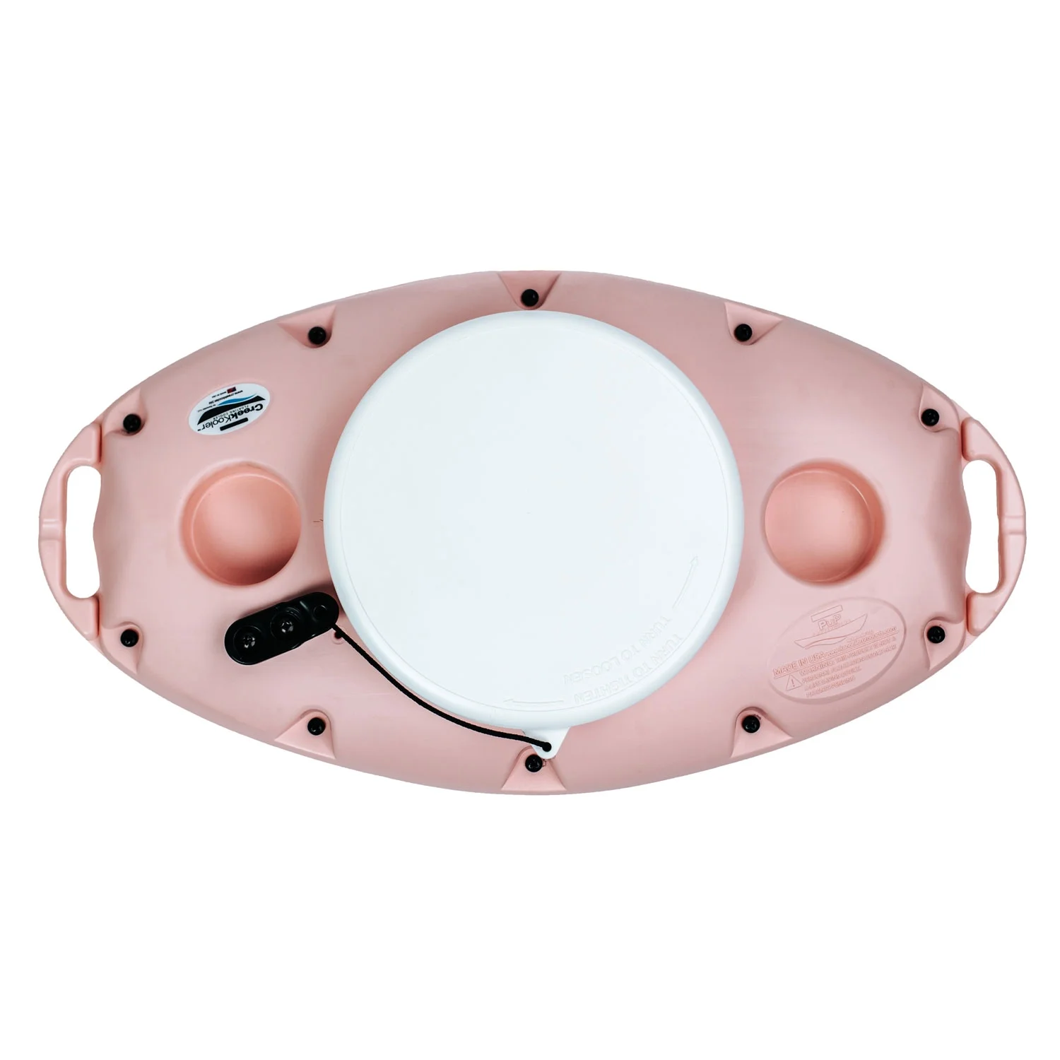 Pup 15 Quart Floating Beverage Cooler, Rose' All Day Pink(Rose All Day pink) - Image 4