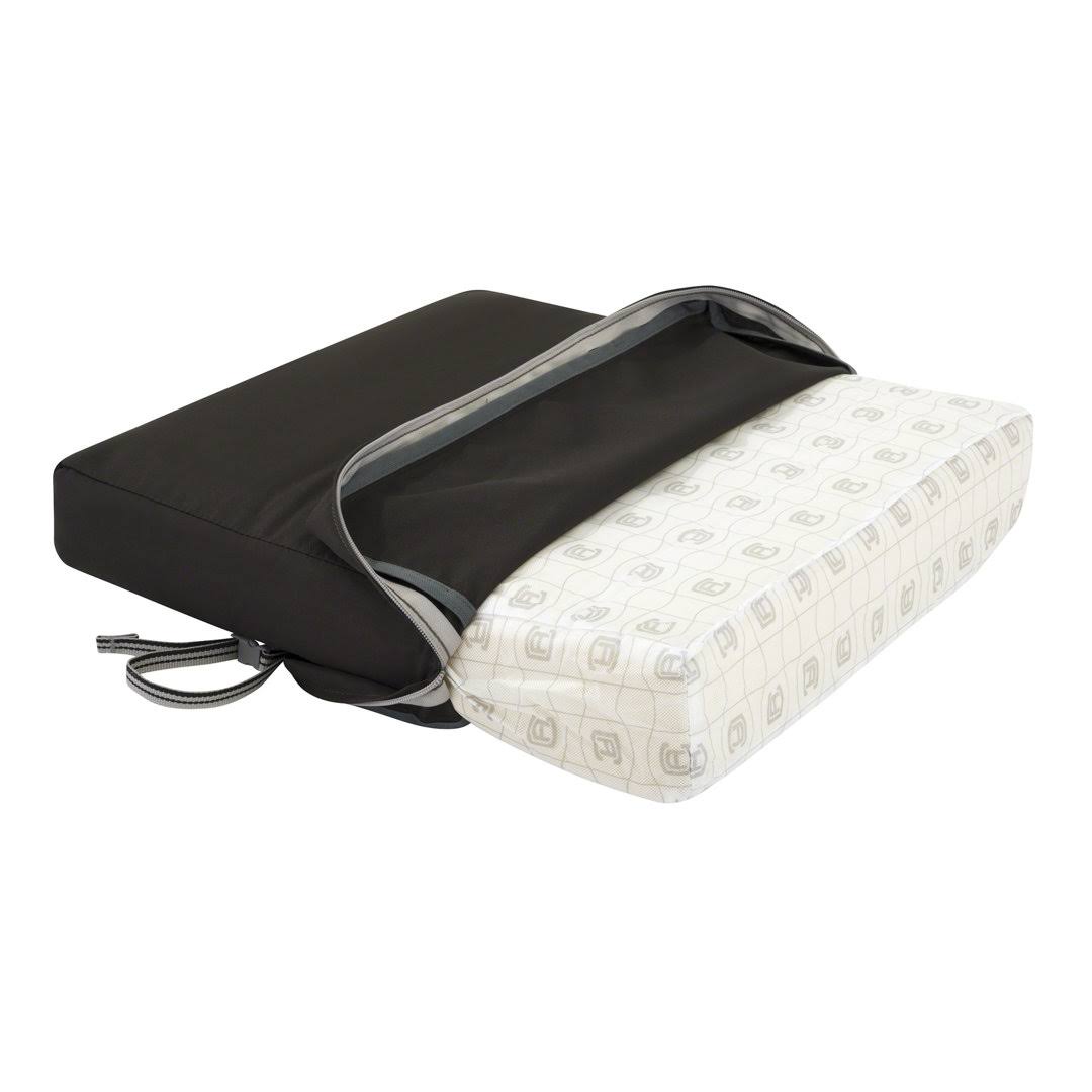 Jaylon Outdoor Seat Cushion Fabric: Espresso, Size: 3