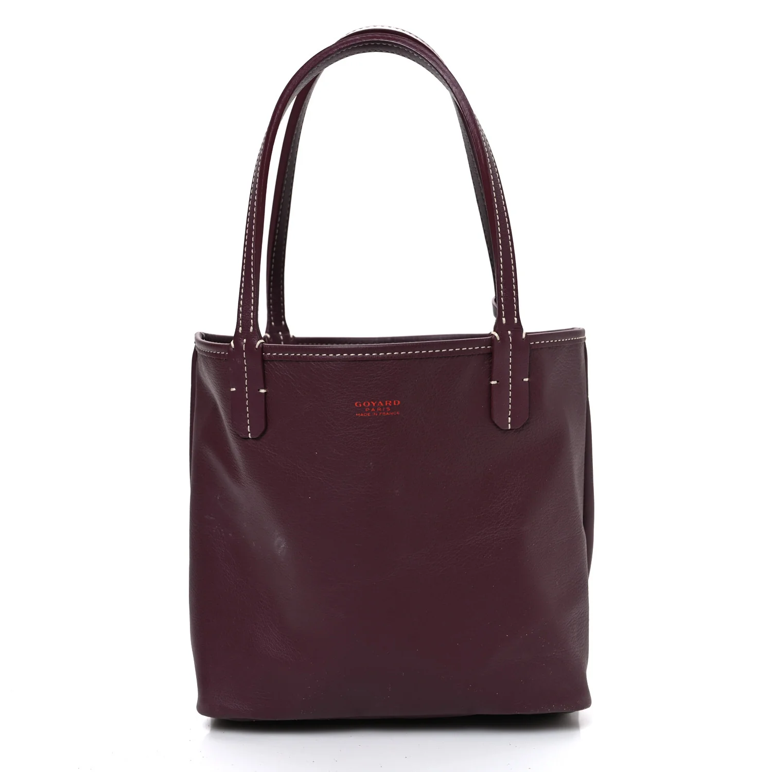 Goyardine Reversible Mini Anjou Burgundy