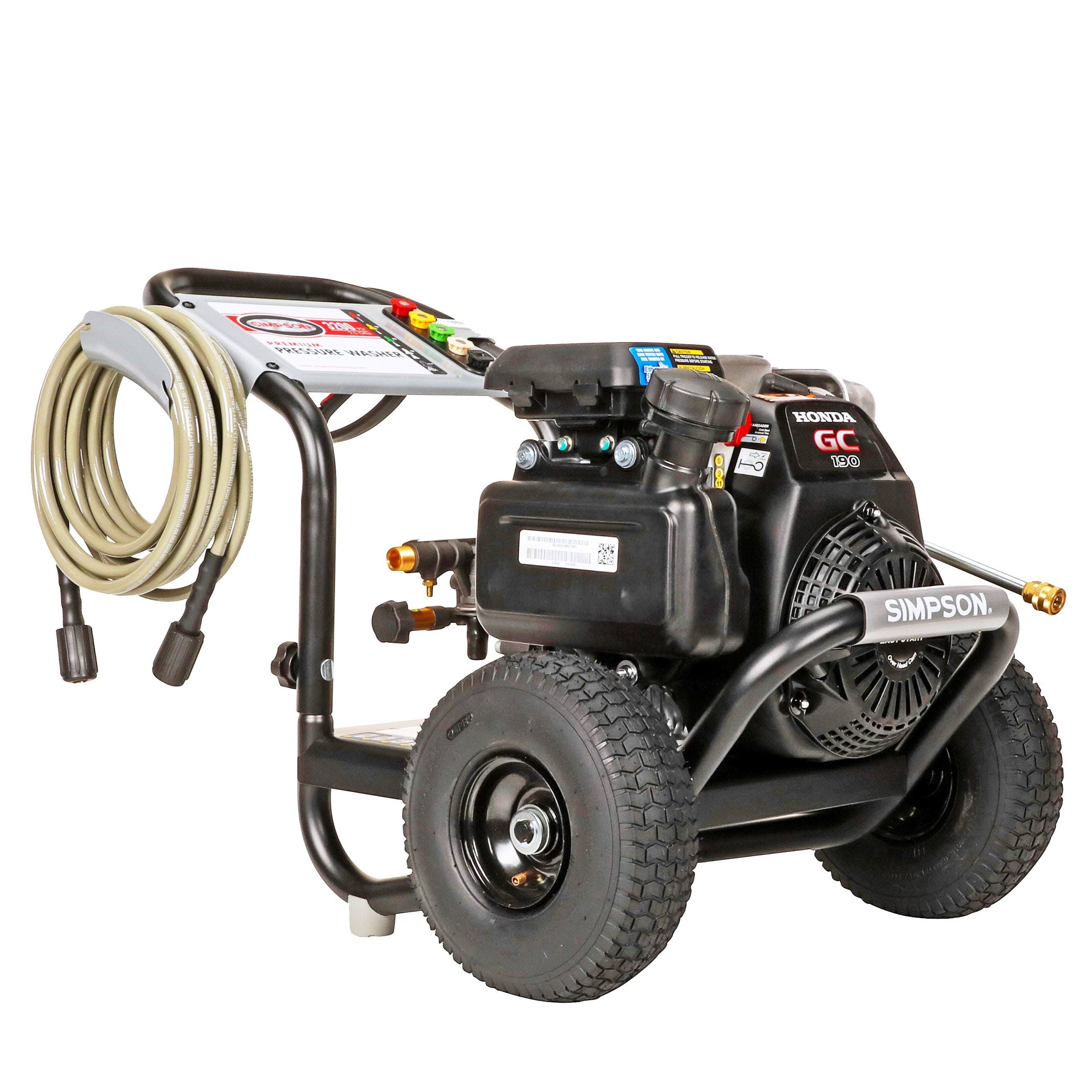 SIMPSON Cleaning MSH3125 MegaShot 3200 PSI Gas Pressure Washer