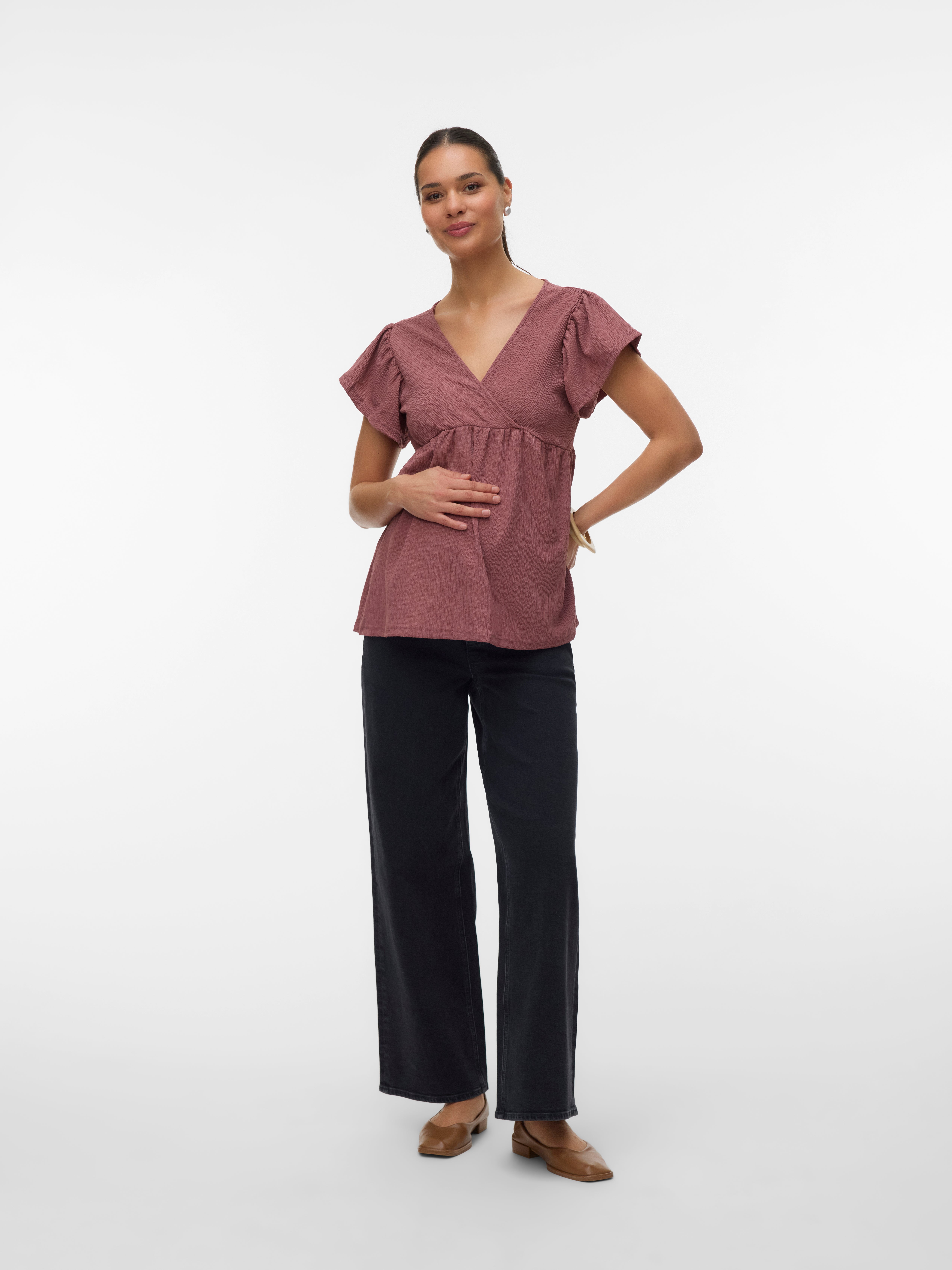 VERO MODA® Regular Fit V-Neck Top