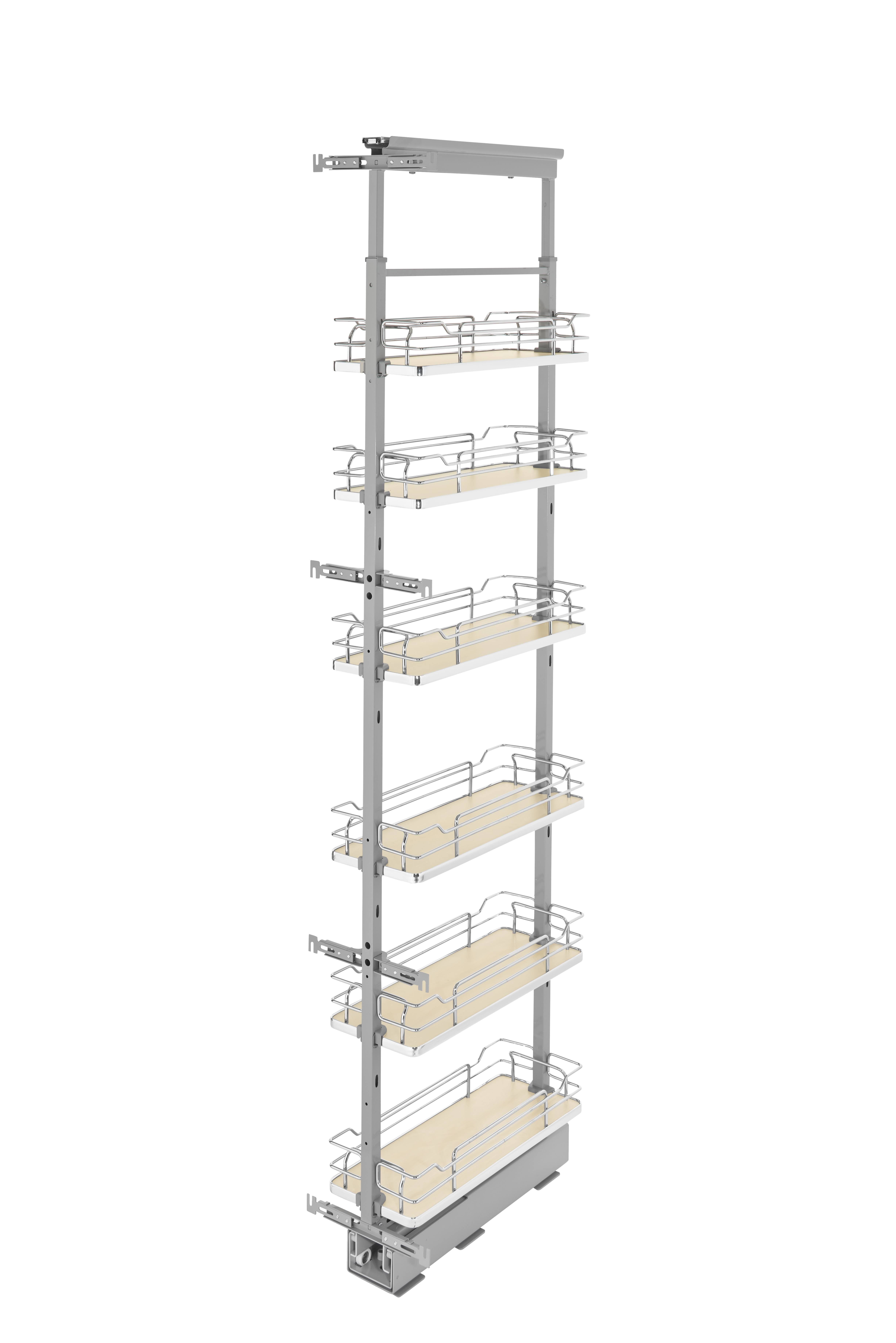 Rev-A-Shelf Soft-Close Chrome Pull Out Pantry
