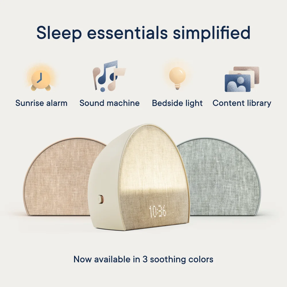 Restore 2 Sunrise Alarm Clock, Sound Machine, Smart Light (Putty) �?Your Bedside Sleep Guide, White Noise, Custom Sleep Routines, Dimmable Clock, Deep Sleep, Gentle Alarm, Wake Up Rested(Putty) - Image 2
