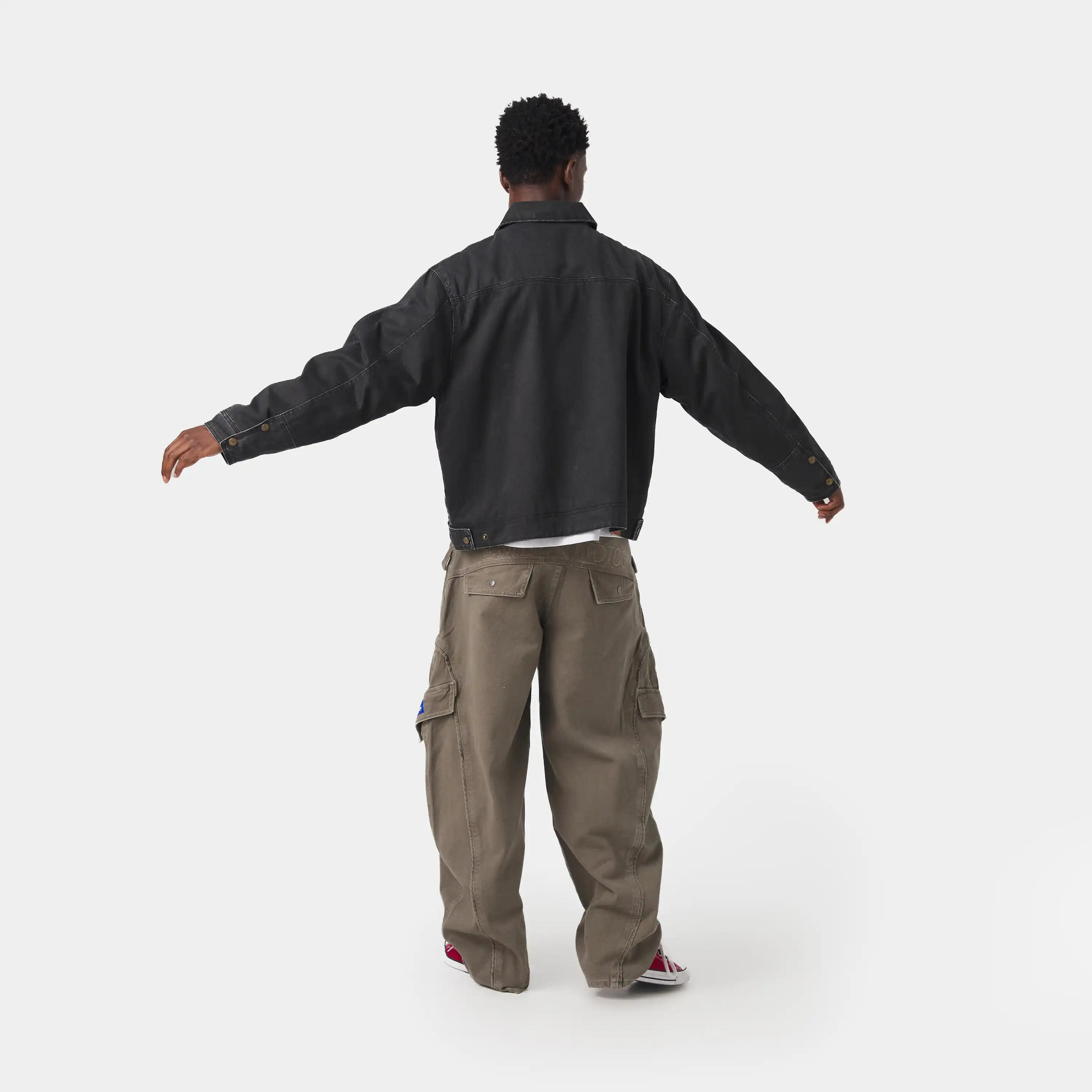 Metro Black Workwear Jacket
