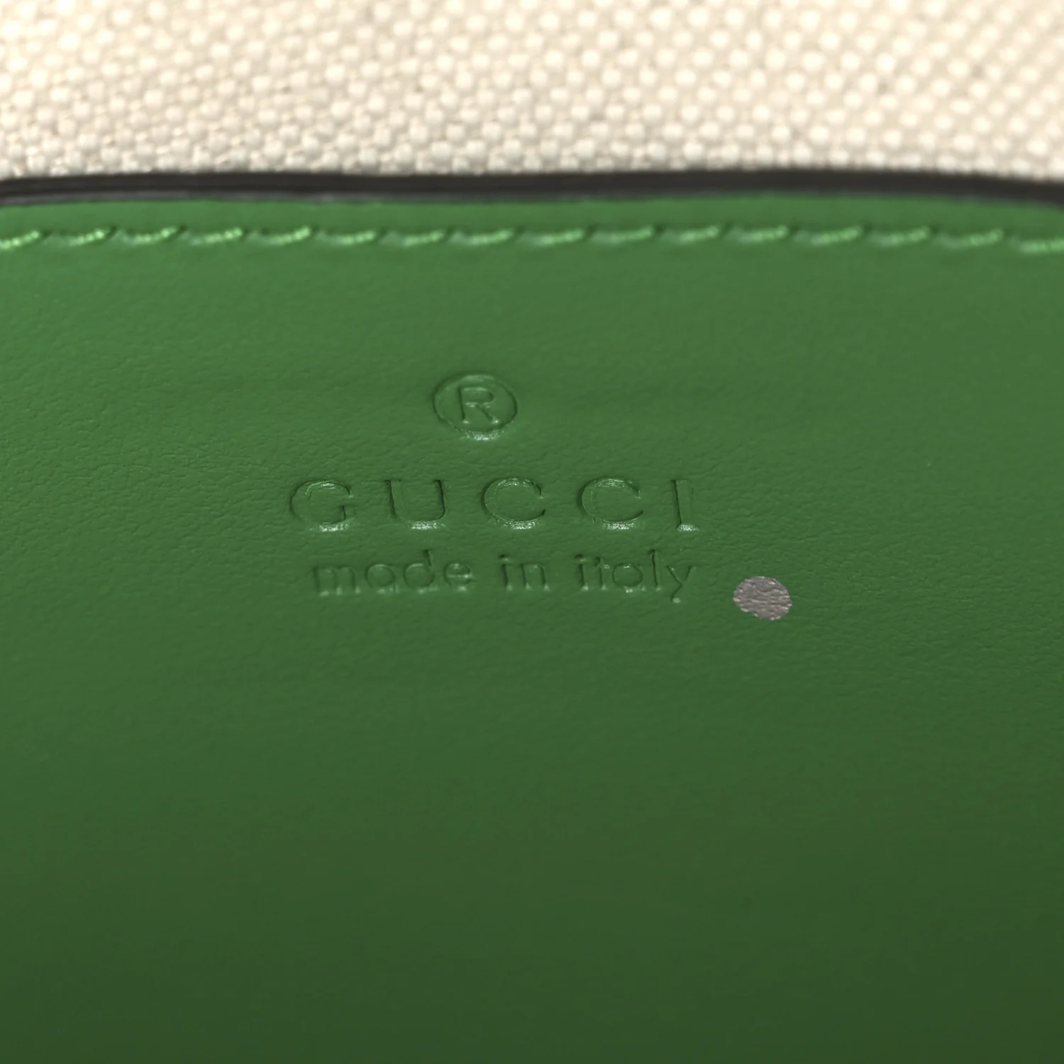 Calfskin GG Matelasse Shoulder Bag Spring Green Natural