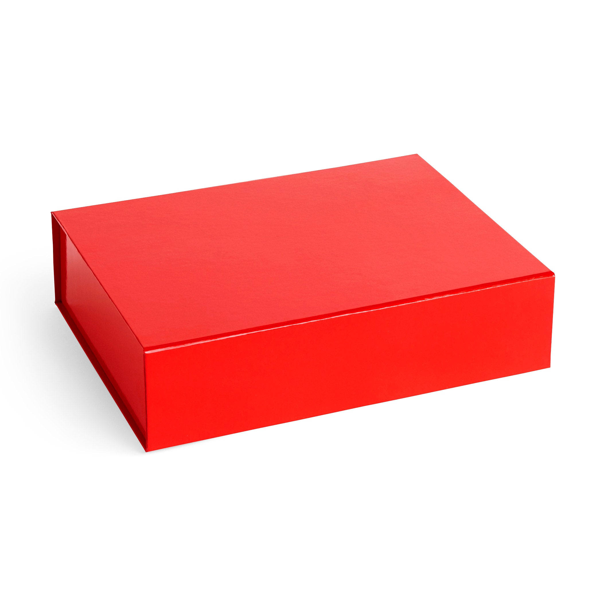 Hay Cardboard Storage Box in Vibrant Red