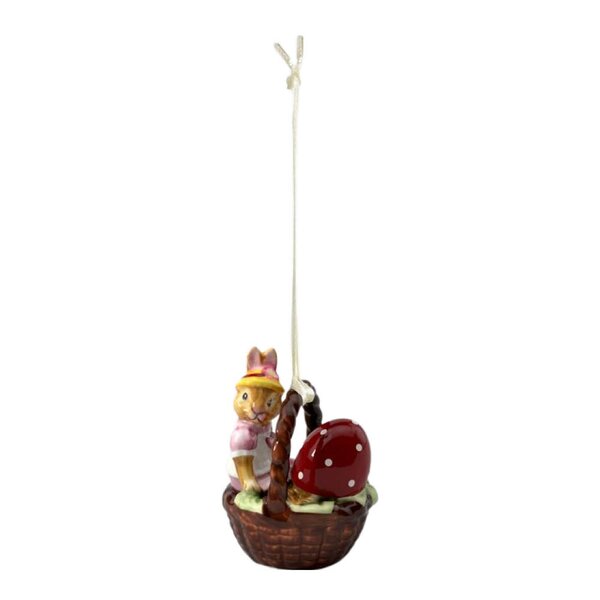Bunny Tales Anna ornament kurv 6 cm multi