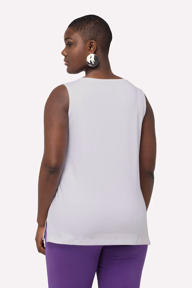 Rhinestone Pima Cotton Tank Top