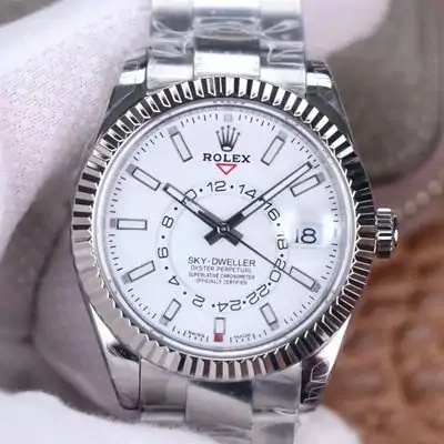Rolex Sky Dweller M326934-0001 Noob Factory White Dial