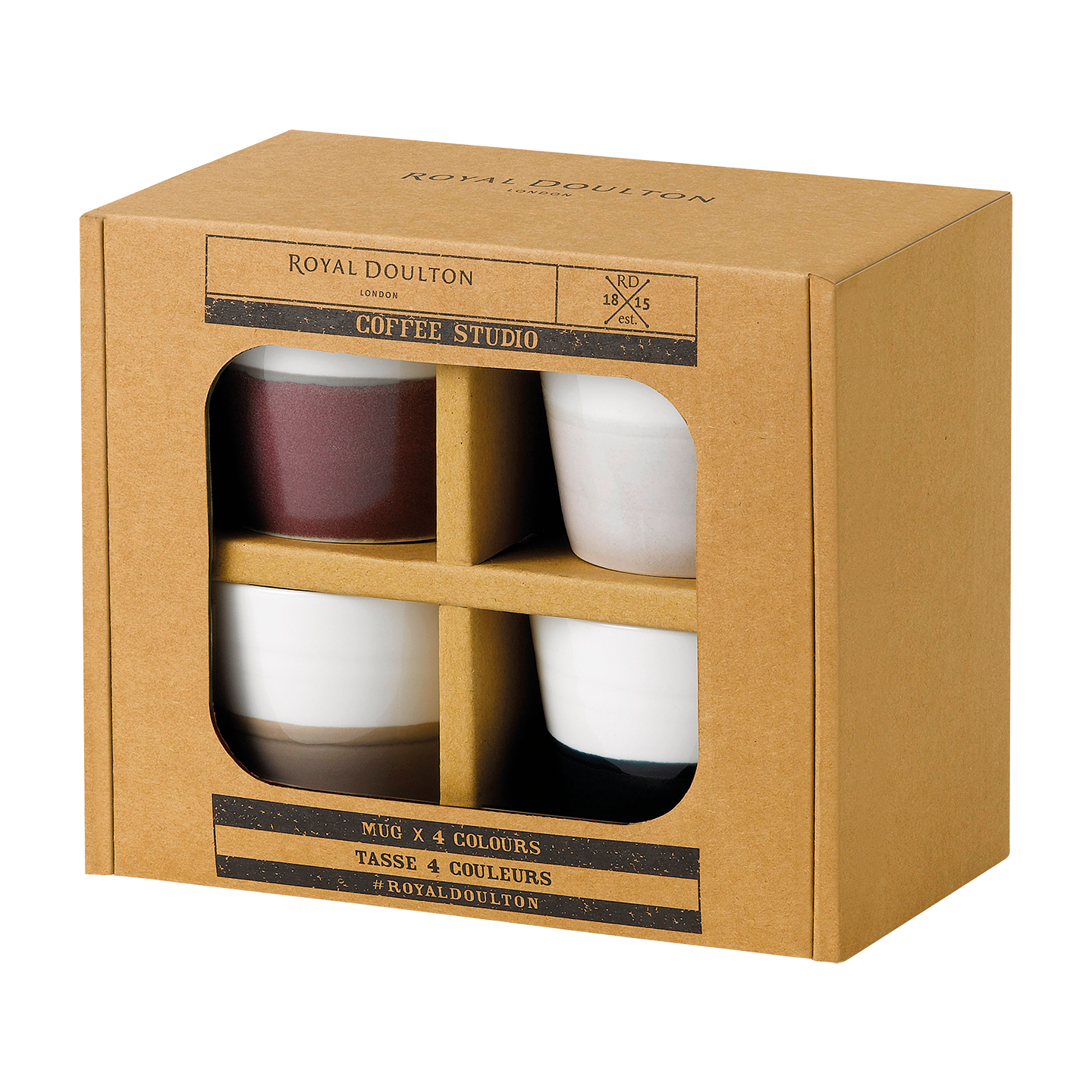 Coffee Studio Mug Small, Set of 4