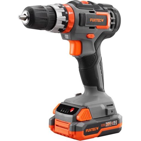 Perceuse-visseuse à percussion sans fil 20V FUXTEC FX-E1SBS20 - Set avec 2 batteries 2Ah et chargeur 1A — vue 2