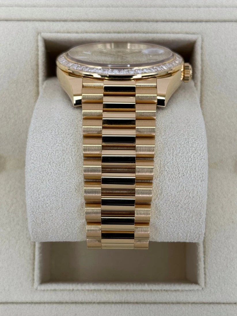 [Super Clone]RLX Day-Date 40mm 228398TBR-0036 Diamond Paved Dial President Watch【Super Clone】