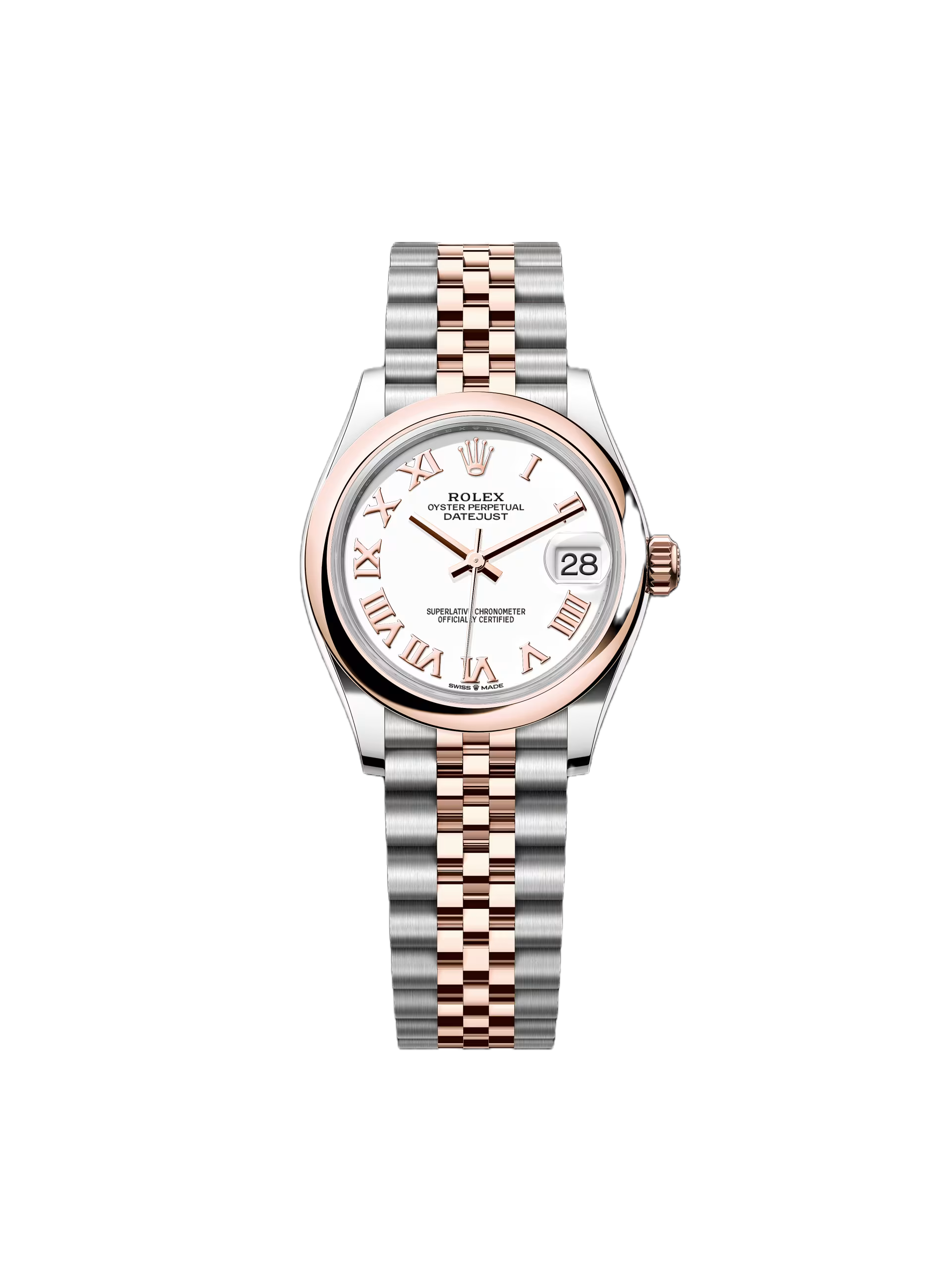 【Super Clone】RLX Datejust m278241-0001/0002 White 31mm Dial Oyster Bracelet Watch