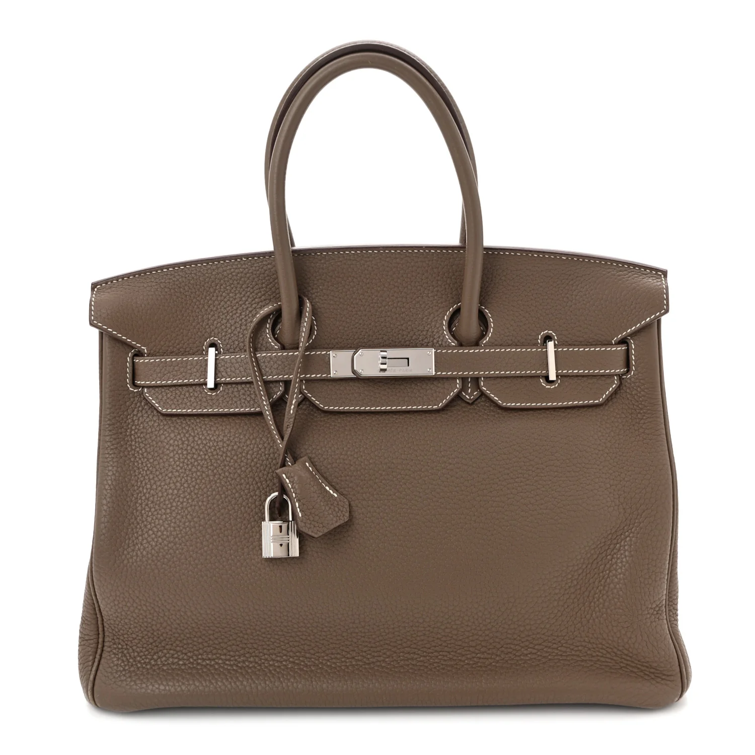 Taurillon Clemence Birkin 35 Etoupe