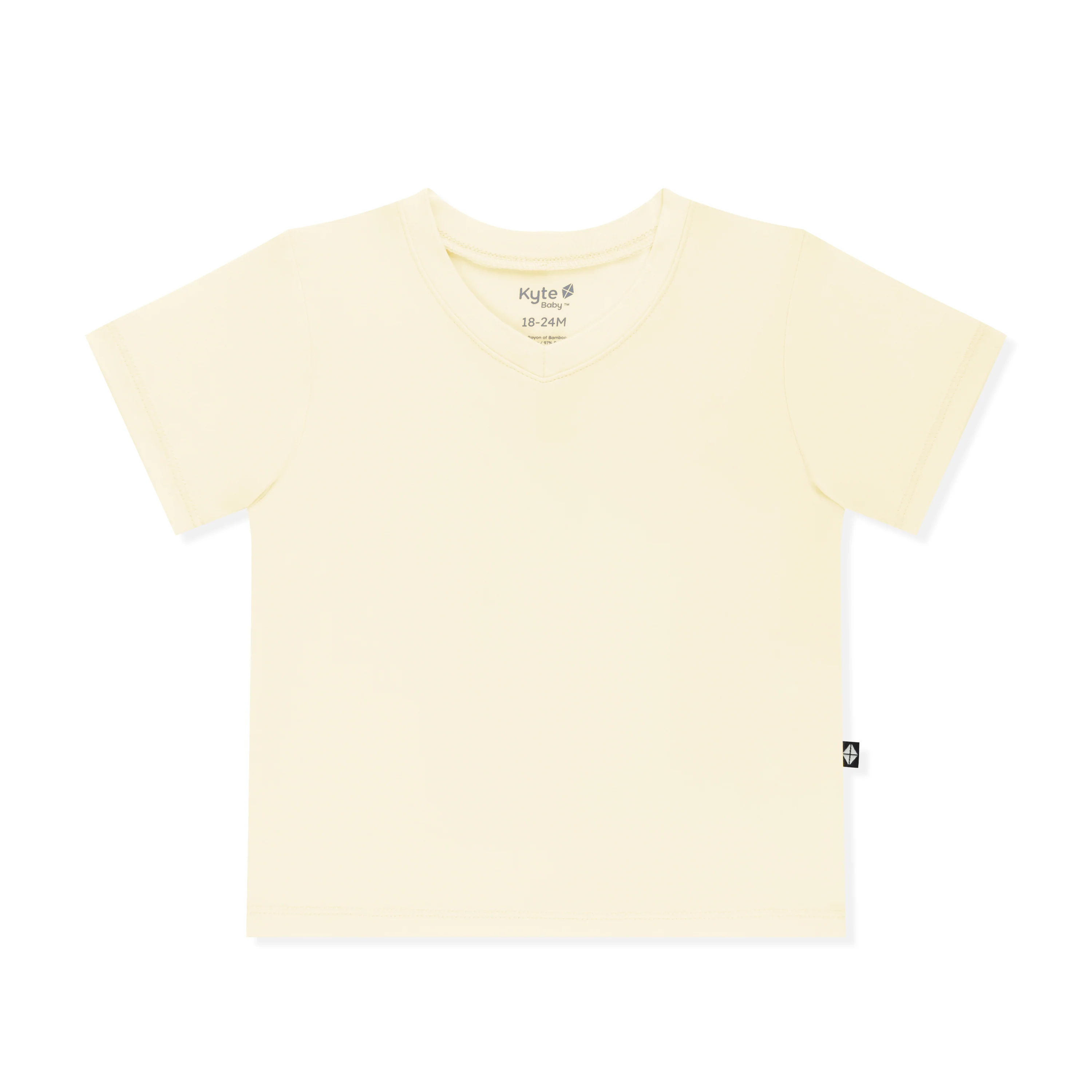 Toddler V-Neck Tee in Chamomile