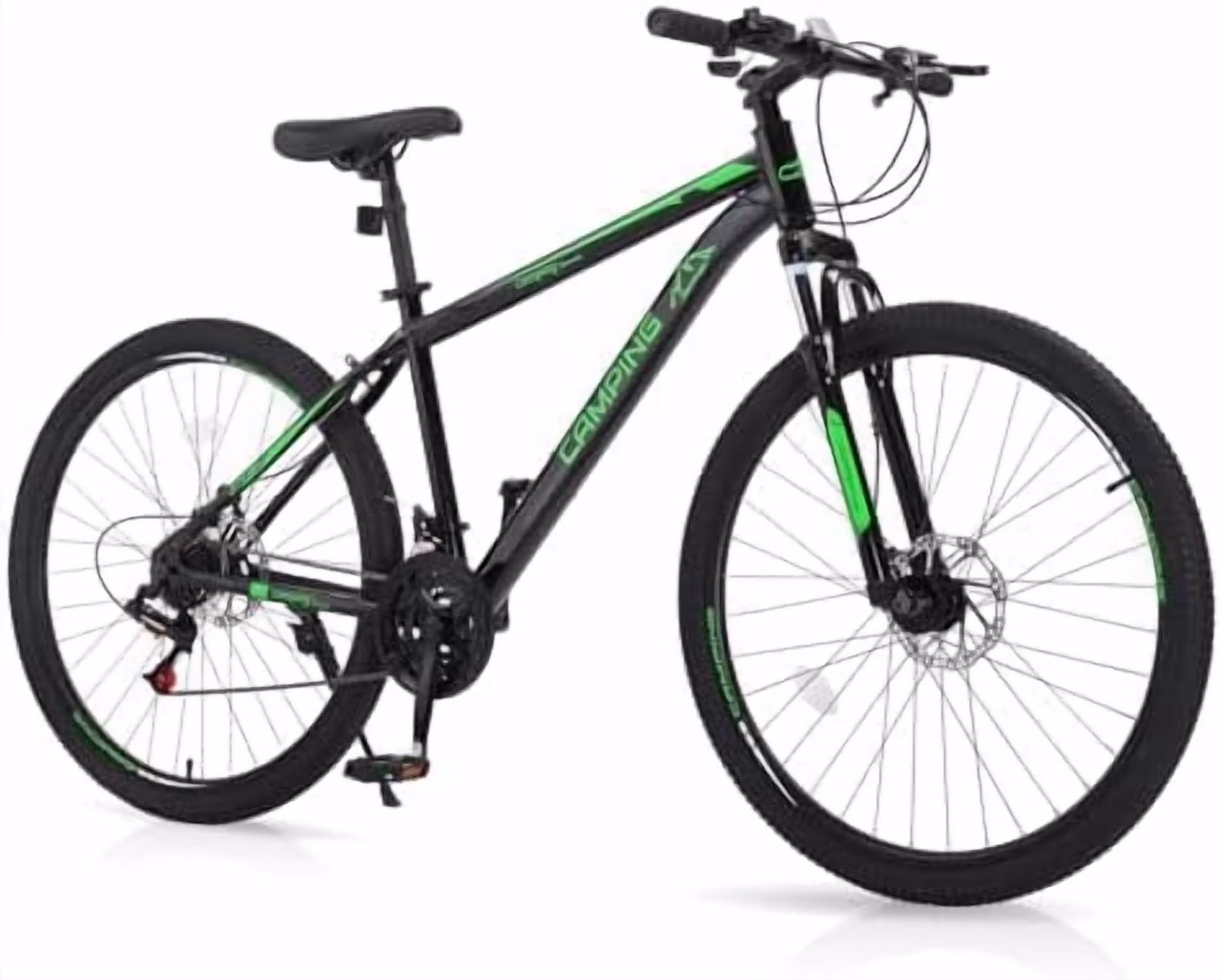Mountain Bike 24/26/27.5 Inch Men & Women Mountain Bike with 21-Speed Adult Bikes, Double Disc Brake, Suspension Fork and High Carbon Steel Frame