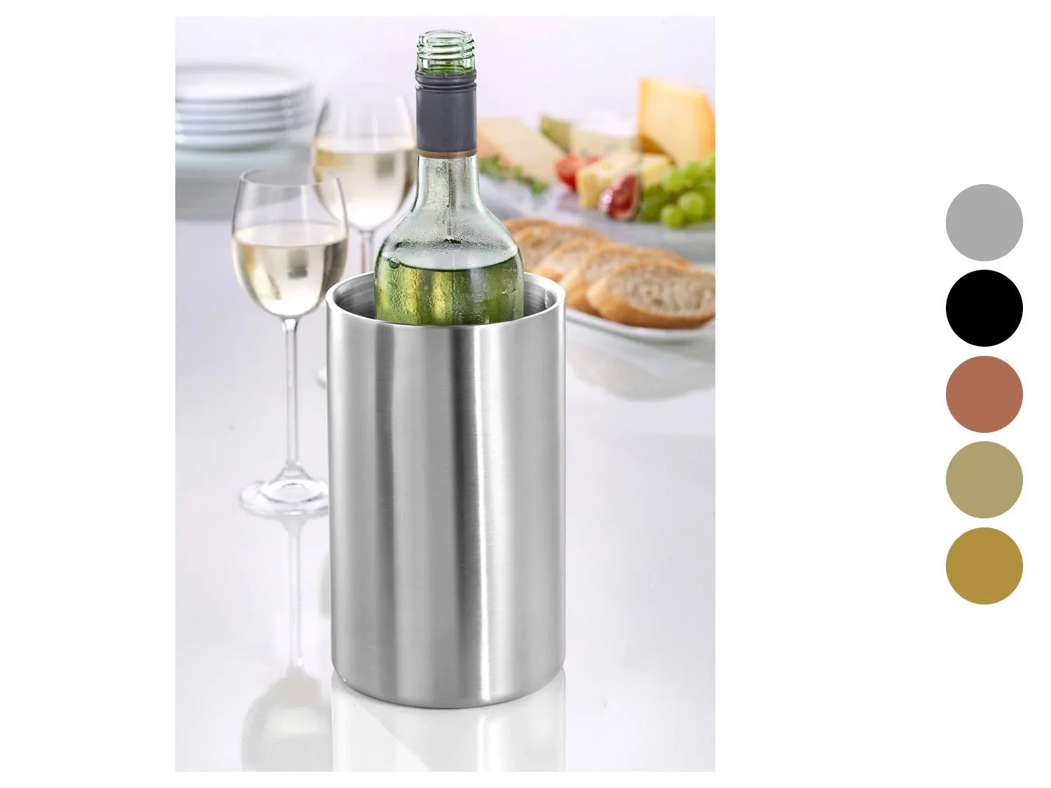 Esmeyer Refroidisseur  vin en acier inoxydable dune contenance de 1,6 l env.