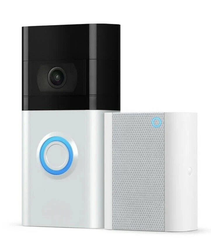 Video Doorbell 3 with Chime Bundle Intruder Night Vision Camera