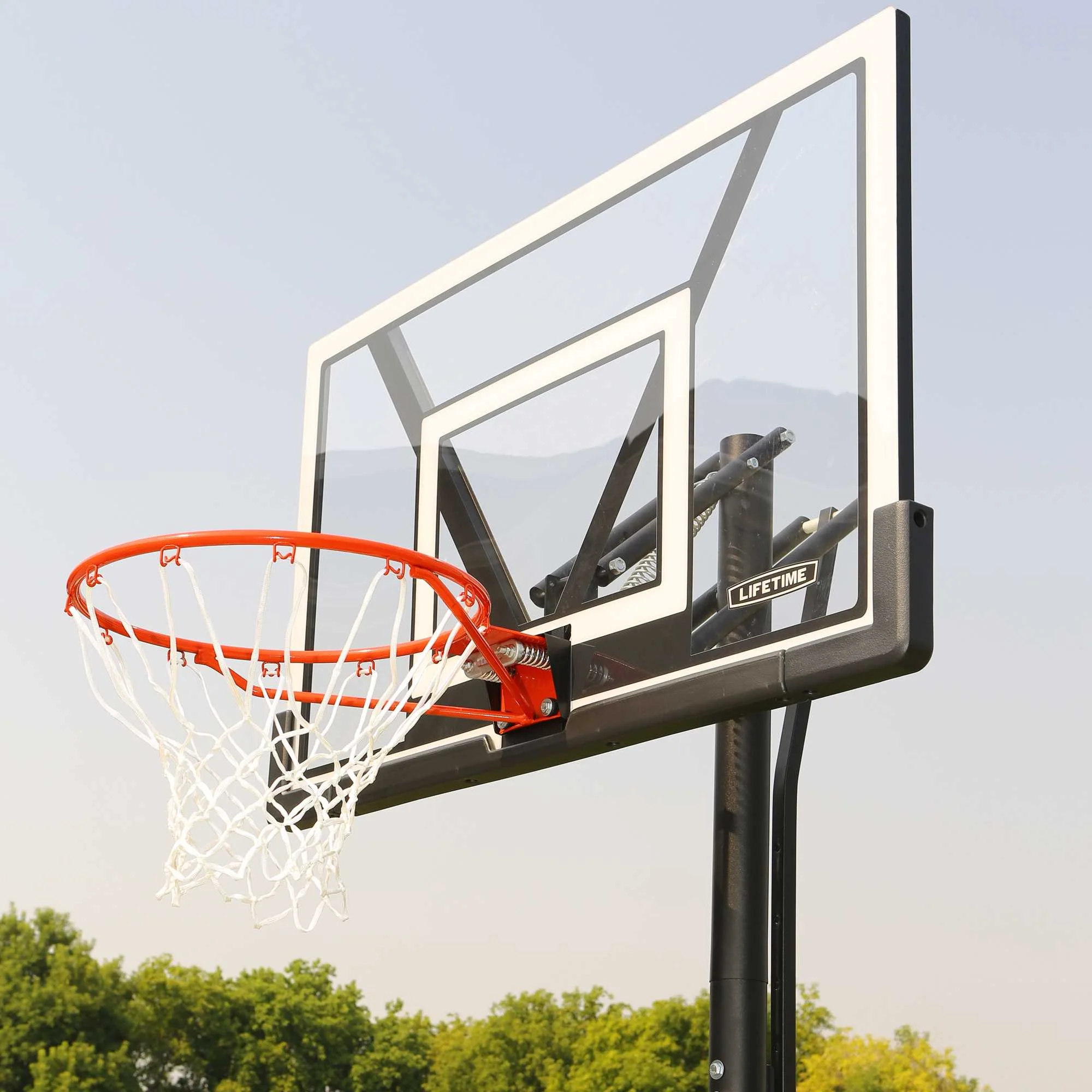 48-Inch Shatterproof Portable Basketball Hoop with Strong Arm Adjustment Slam-It Rim �C Model 90585-Outdoor Play - Image 8