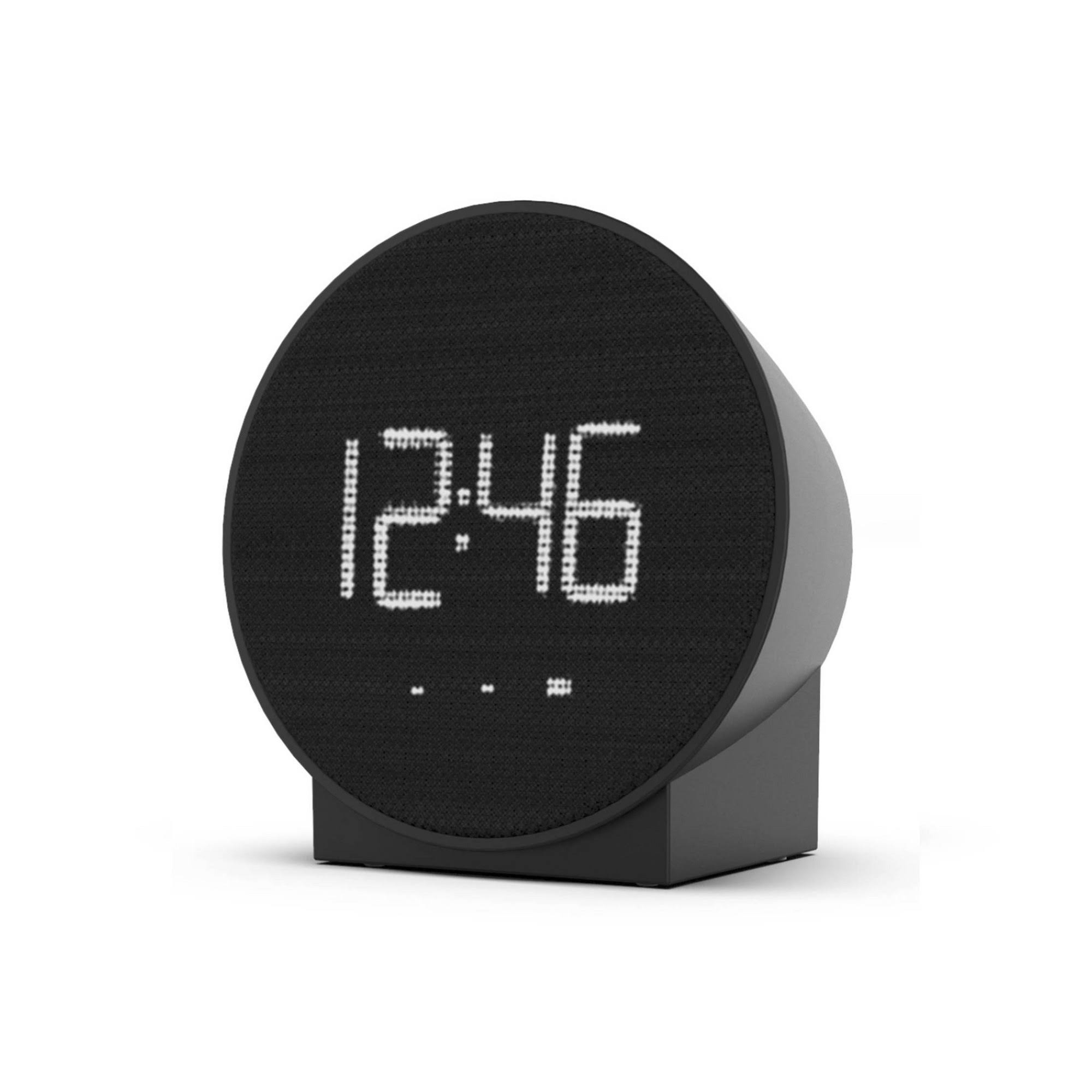 Capello Round Alarm Table Small Black Clock | Target