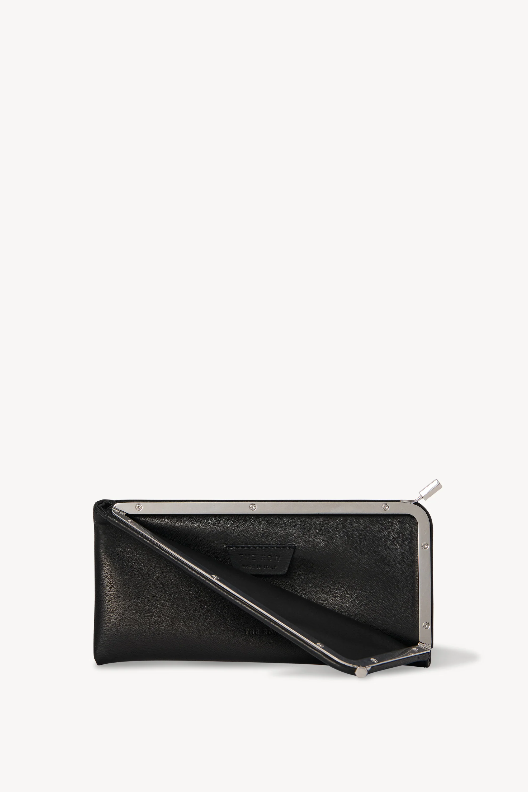 Clasp Sunglasses Case in Leather