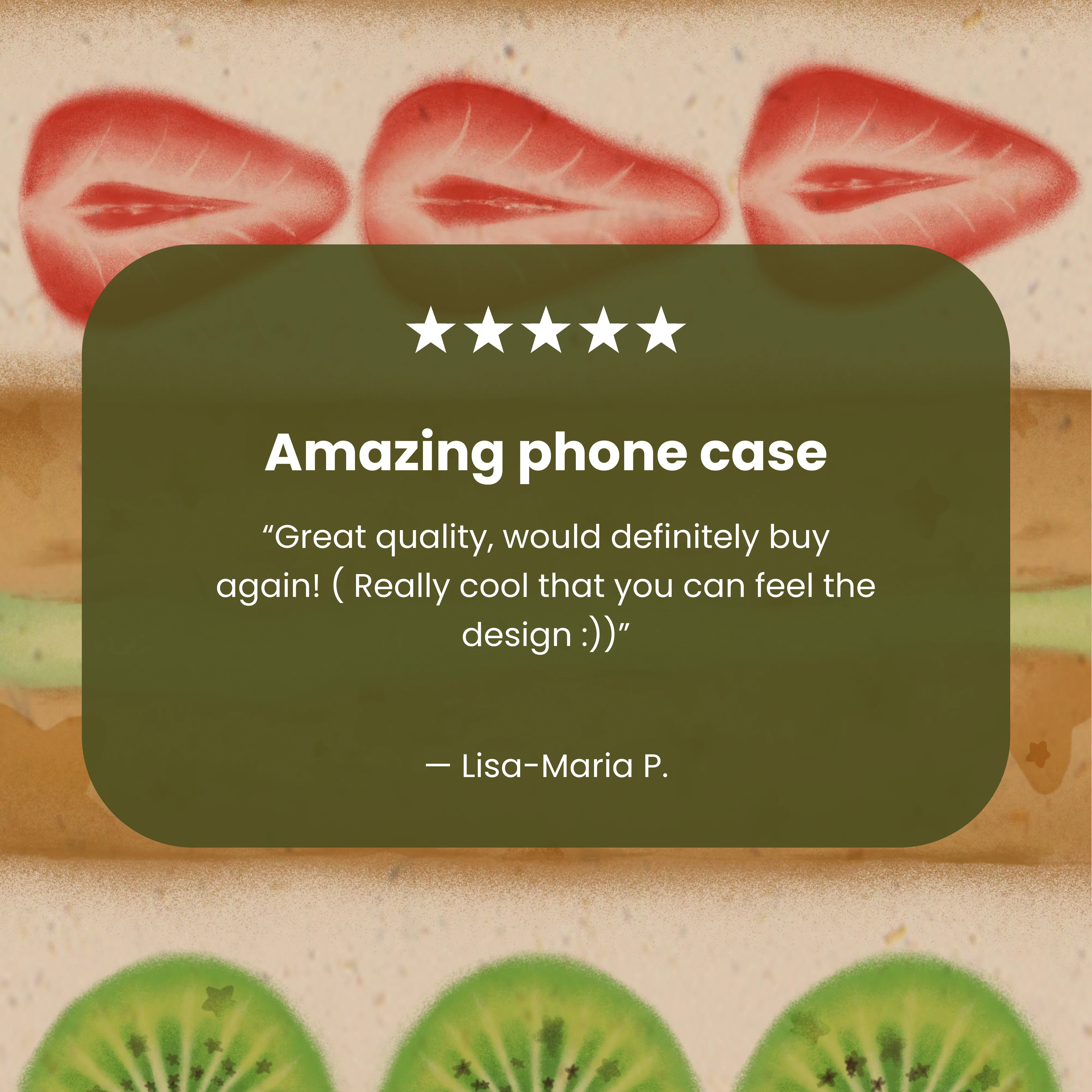 Seashell Fruit Cake iPhone 17 Pro Max Case