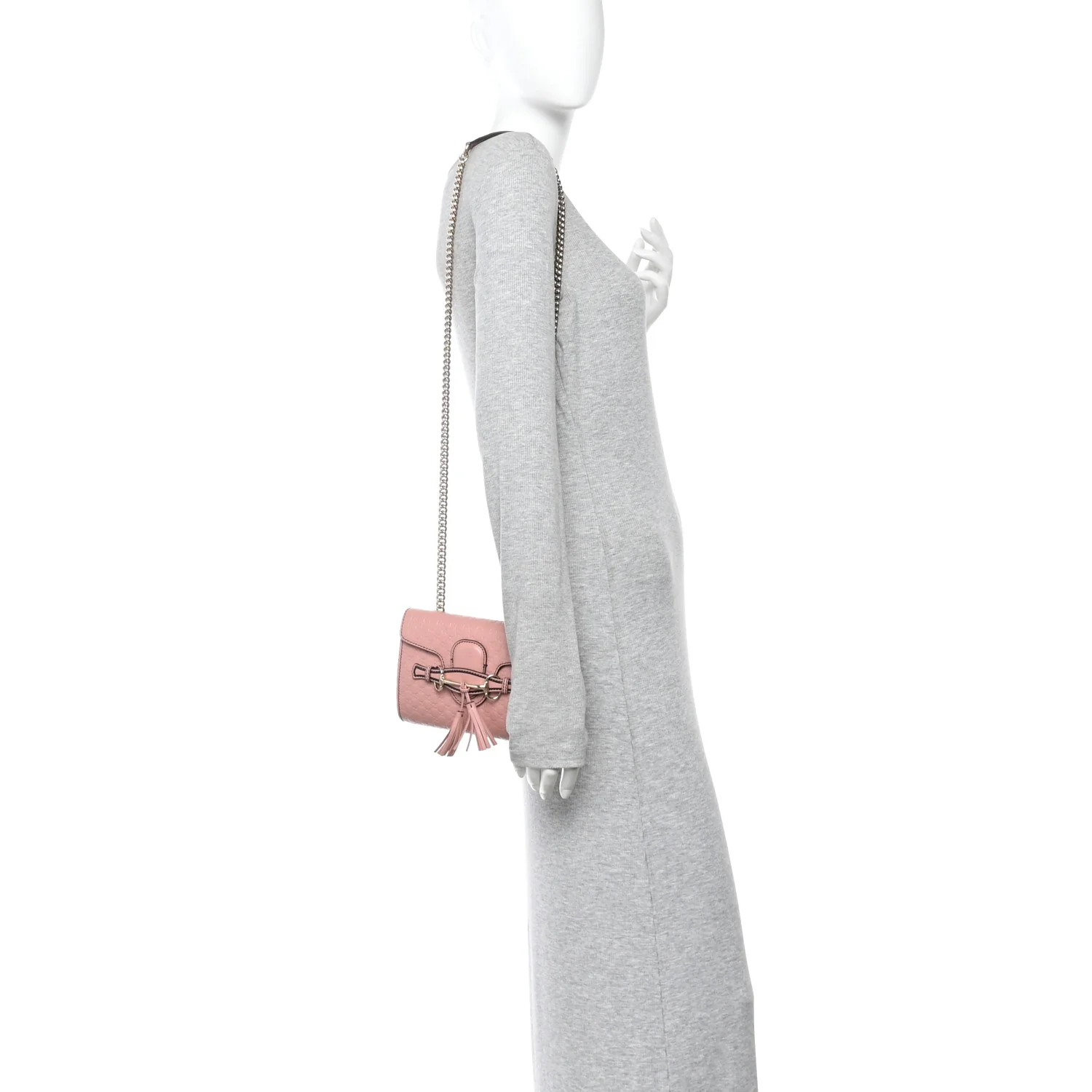 Microguccissima Mini Emily Shoulder Bag Soft Pink