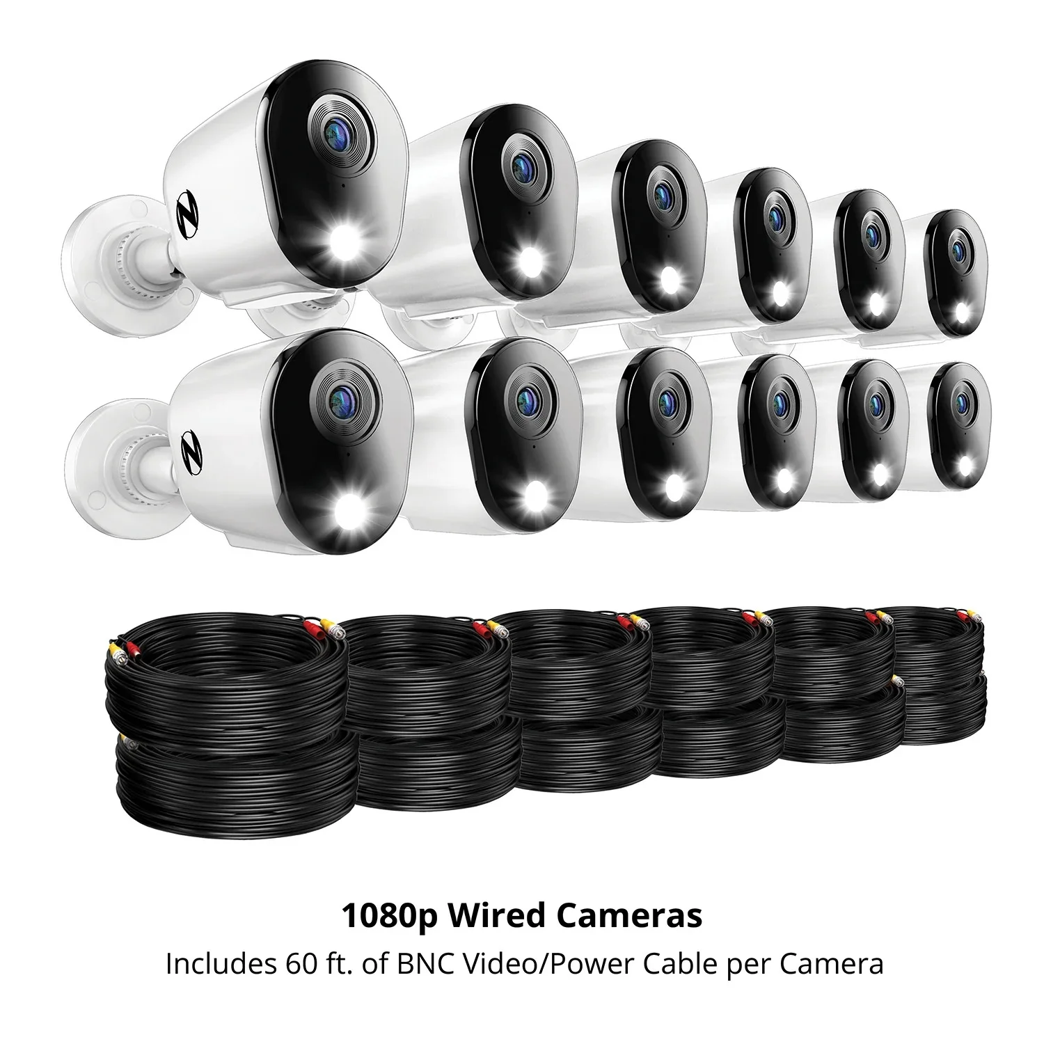 2-Way Audio 20 Channel DVR Security System with 1TB Hard Drive and 12 Wired 1080p Deterrence Cameras - Image 2