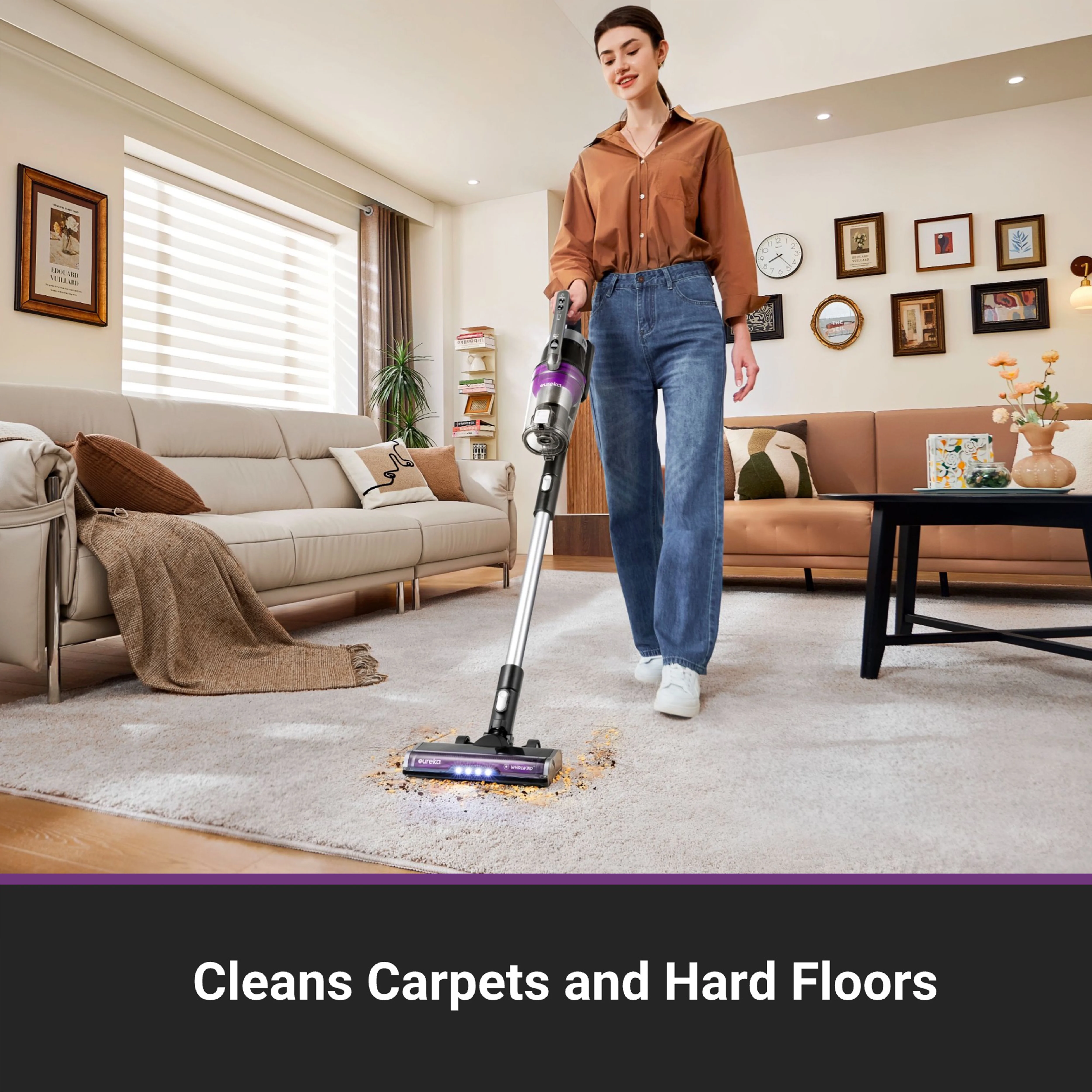 Stylus Elite Anti-Tangle Cordless Stick Vacuum Cleaner, 60 Minute Runtime, Auto-Empty Dust Station, Pet Hair, Multi-Surface, NEC490SE - Image 4