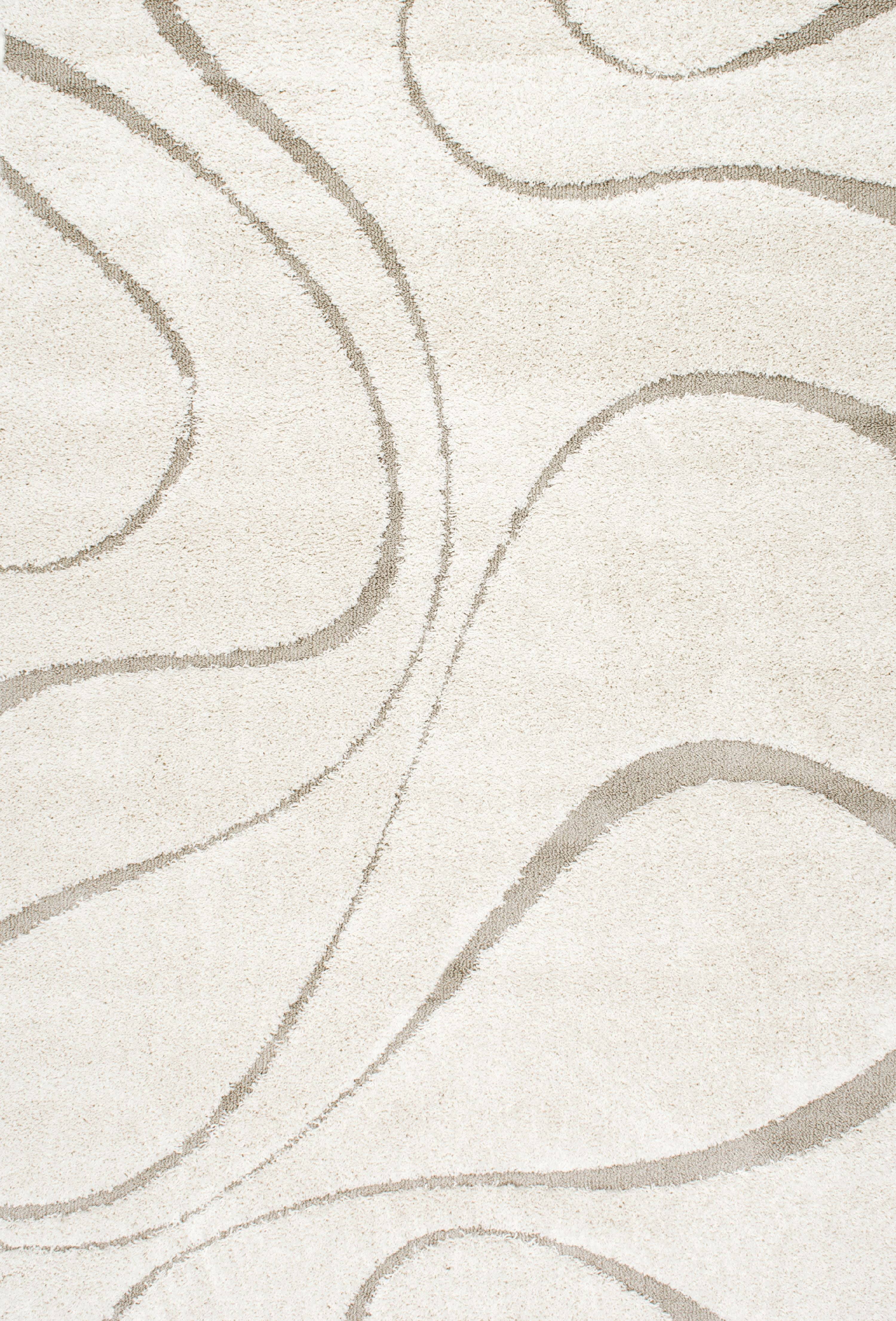 nuLOOM Cream Machine Made Caroyln Area Rug 4' x 6'