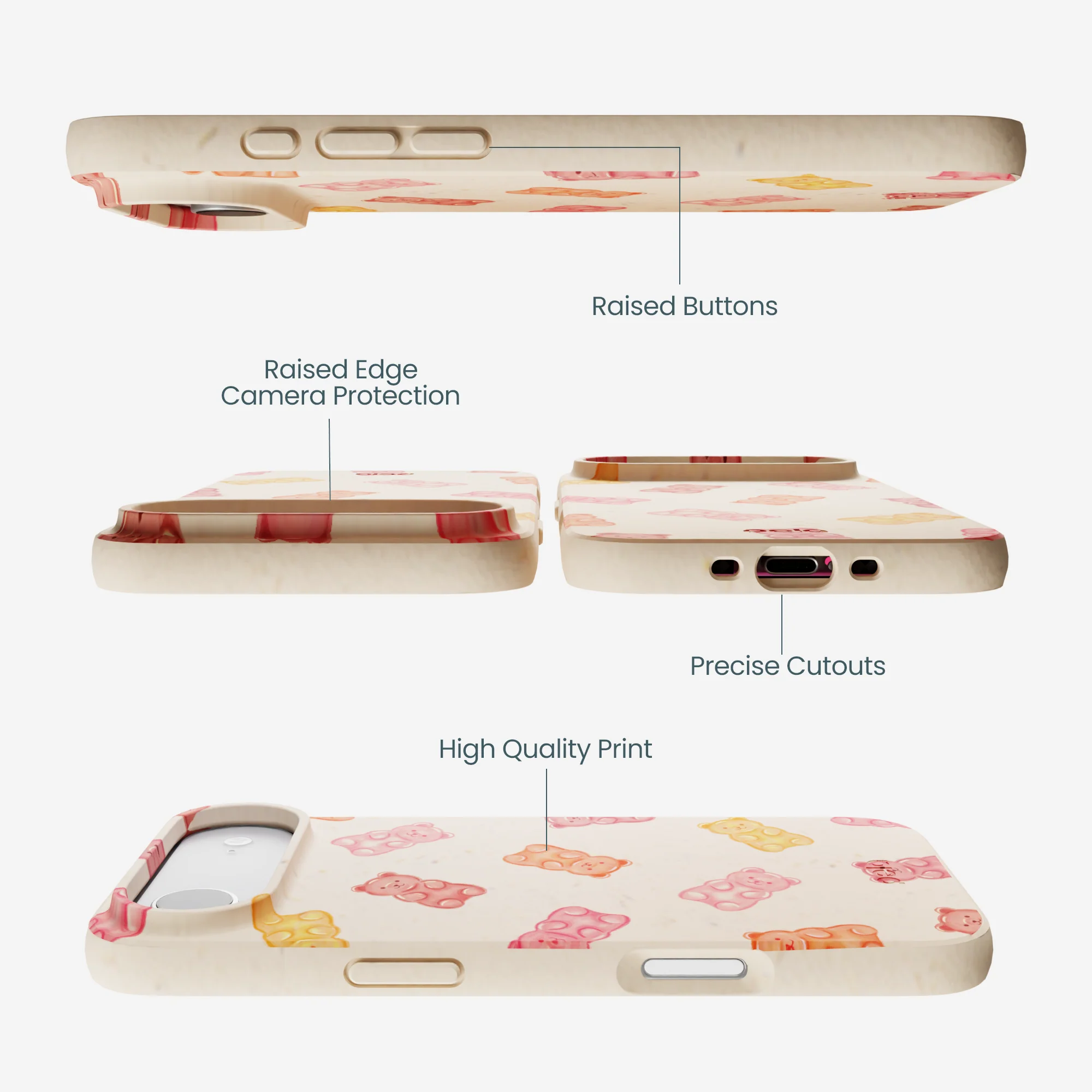 Seashell Gummy Bears iPhone Air Case
