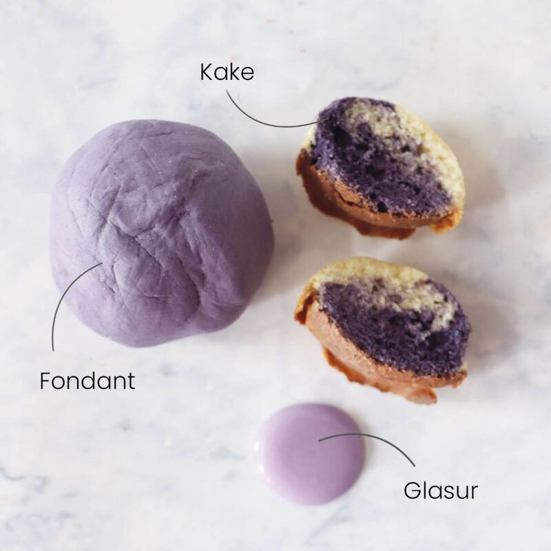 Konditorfarge lilla 20 g