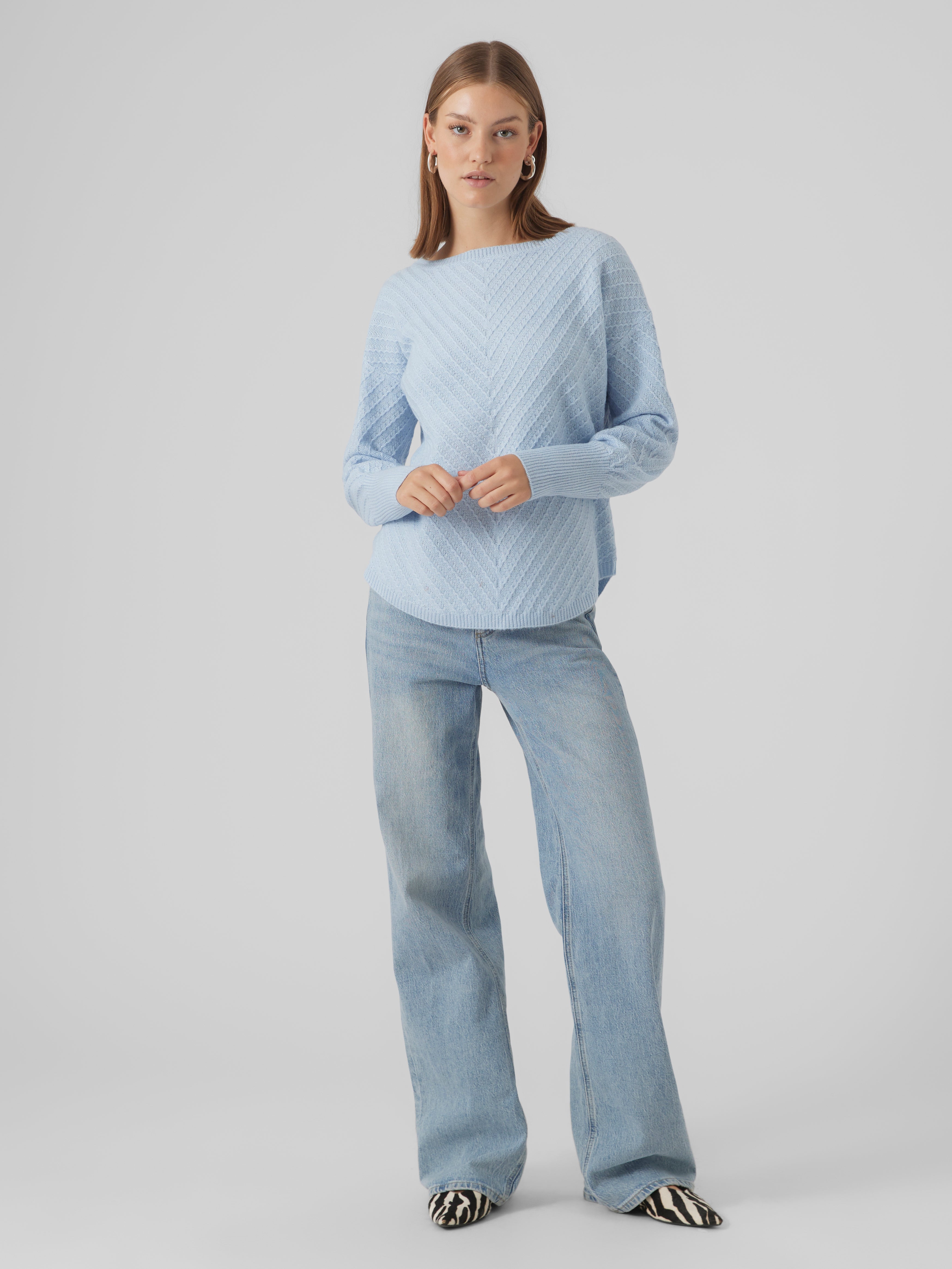 VERO MODA® VMANJASTINNA Knitted pullover