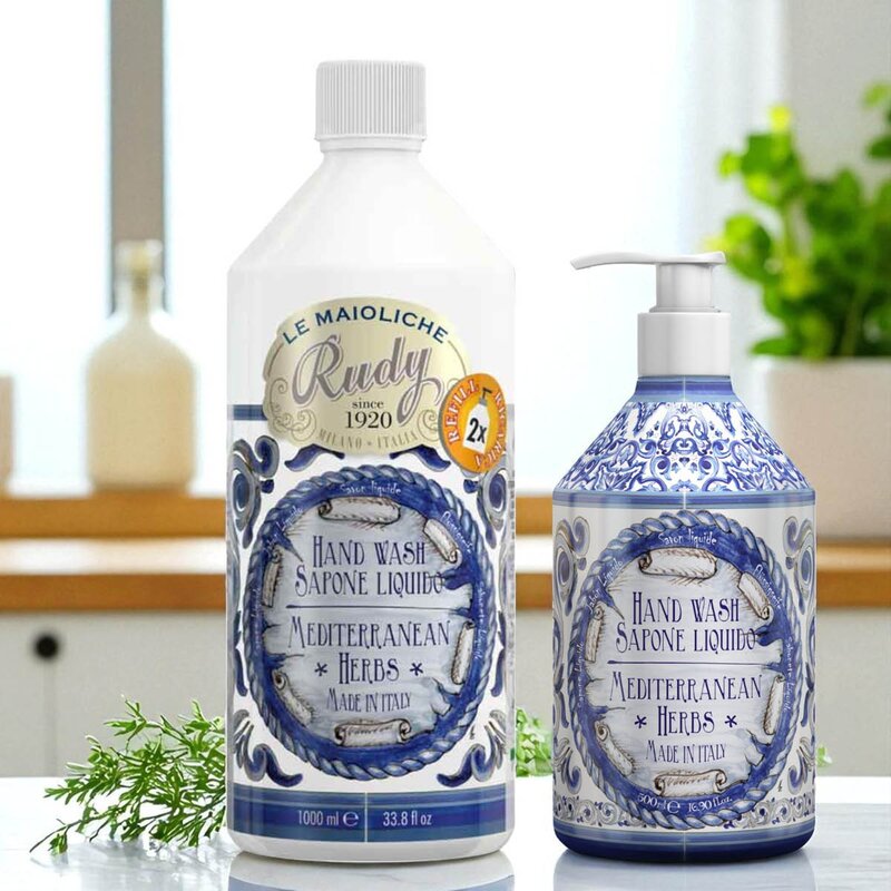 Maioliche refill håndsåpe 1L Mediterranean herbs