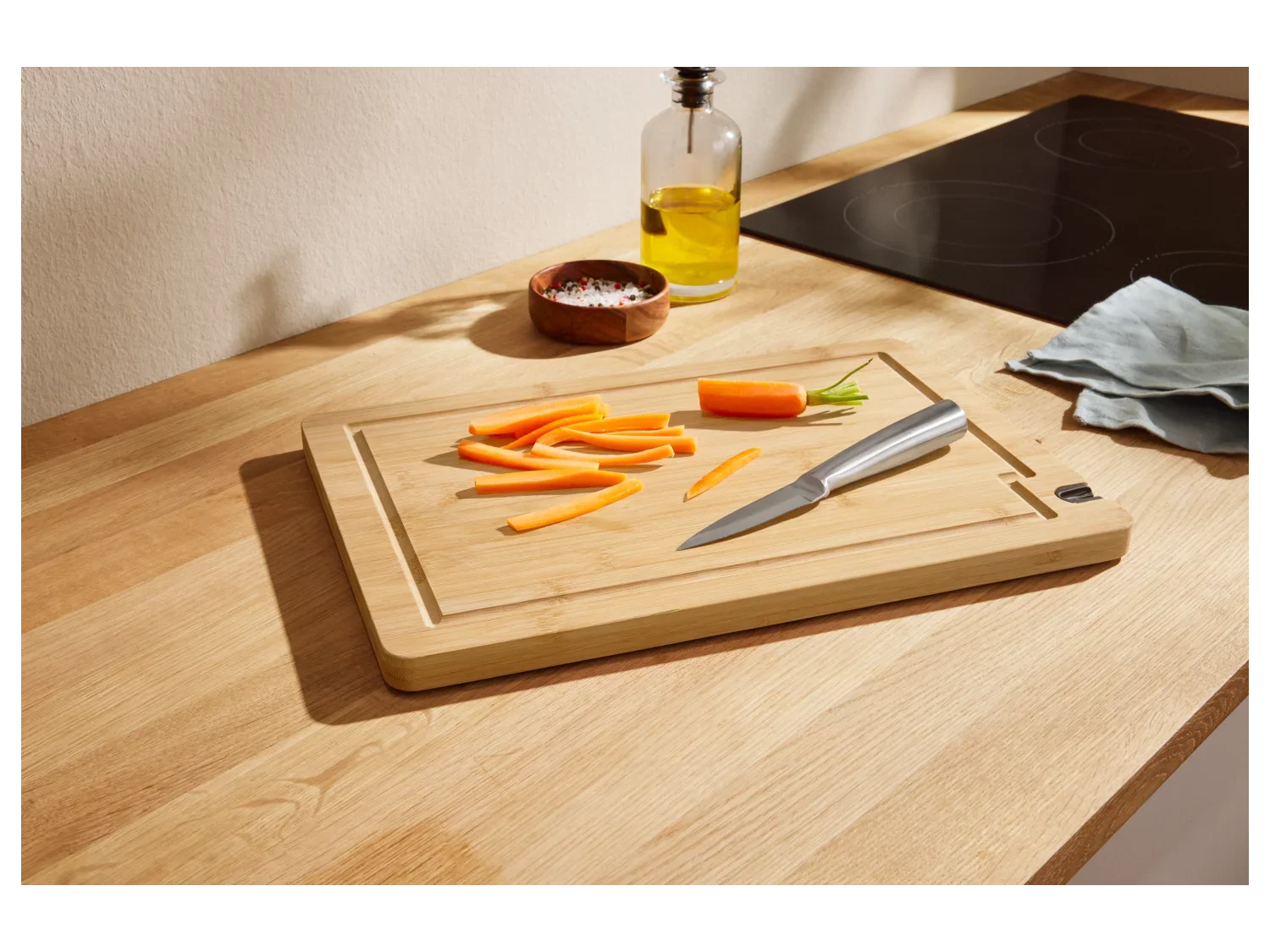 SILVERCREST Planche  dcouper en bambou