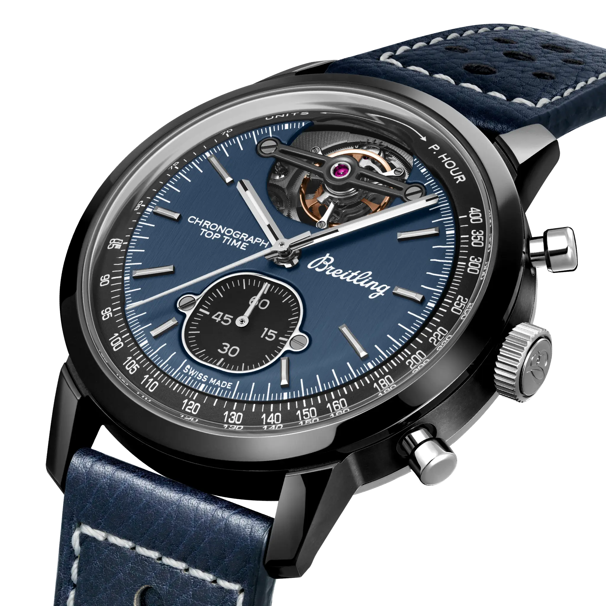 【Super Clone】Breitling Top Time B21 Shelby Cobra Tourbillon 44mm SB21251A1C1X1