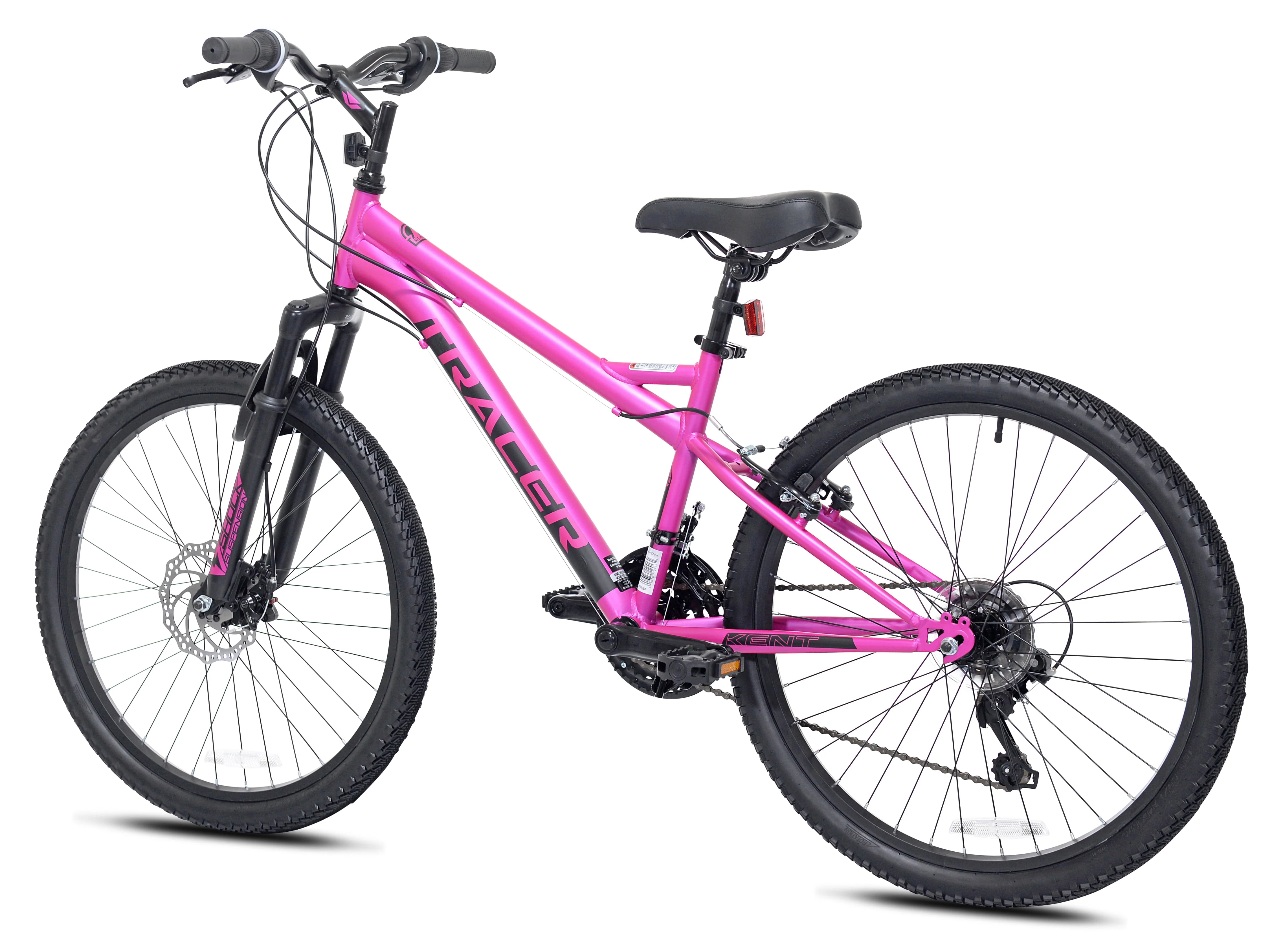 24 inch Teen Tracer Girl's Mountain Bicycle, Pink Image 3