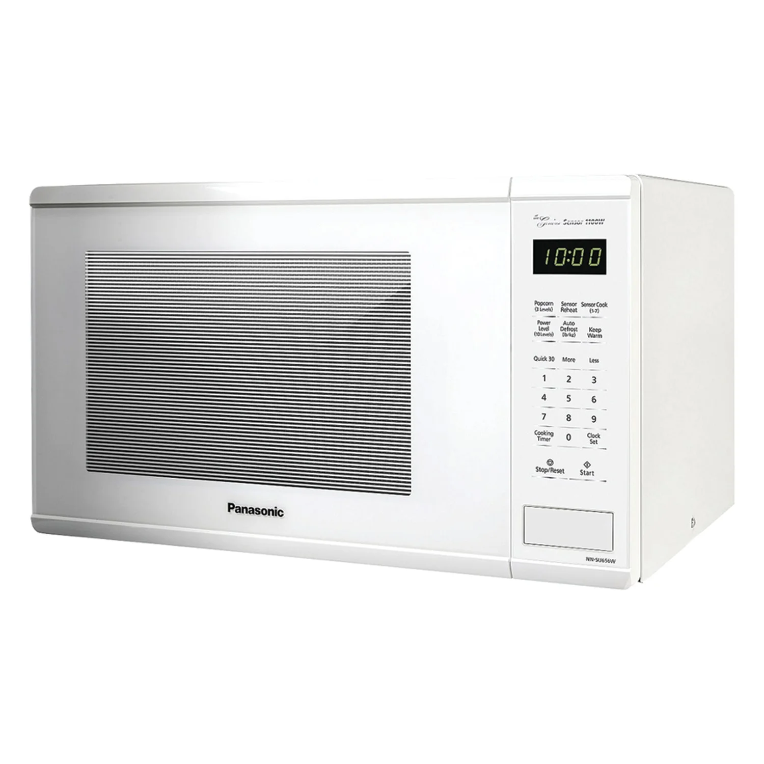 New 1.3 Cu. ft. 1100W Genius Sensor Countertop Microwave Oven in White(White) - Image 4