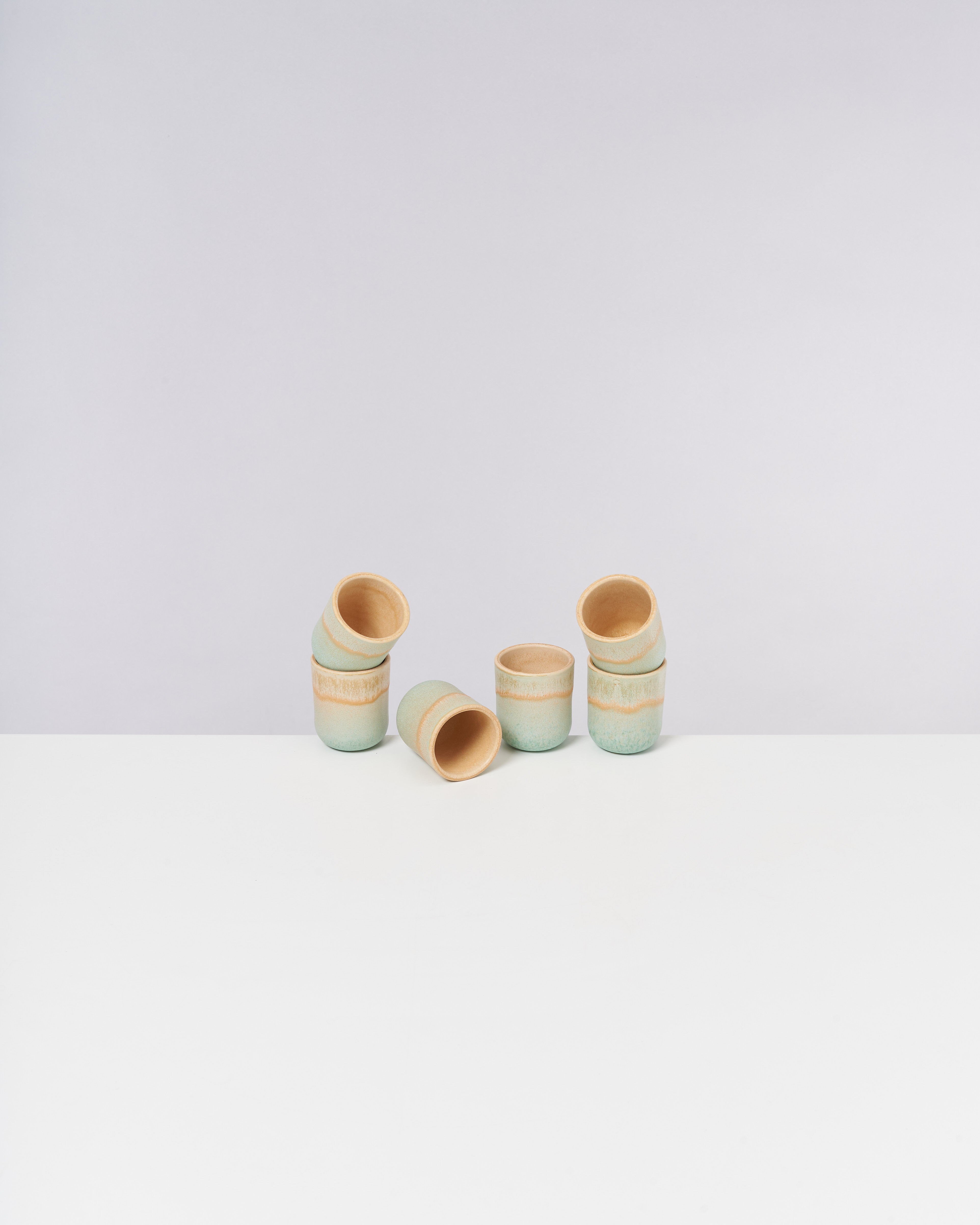 COPA ALTO - ESPRESSO CUP APRICOT MINT SET OF 6