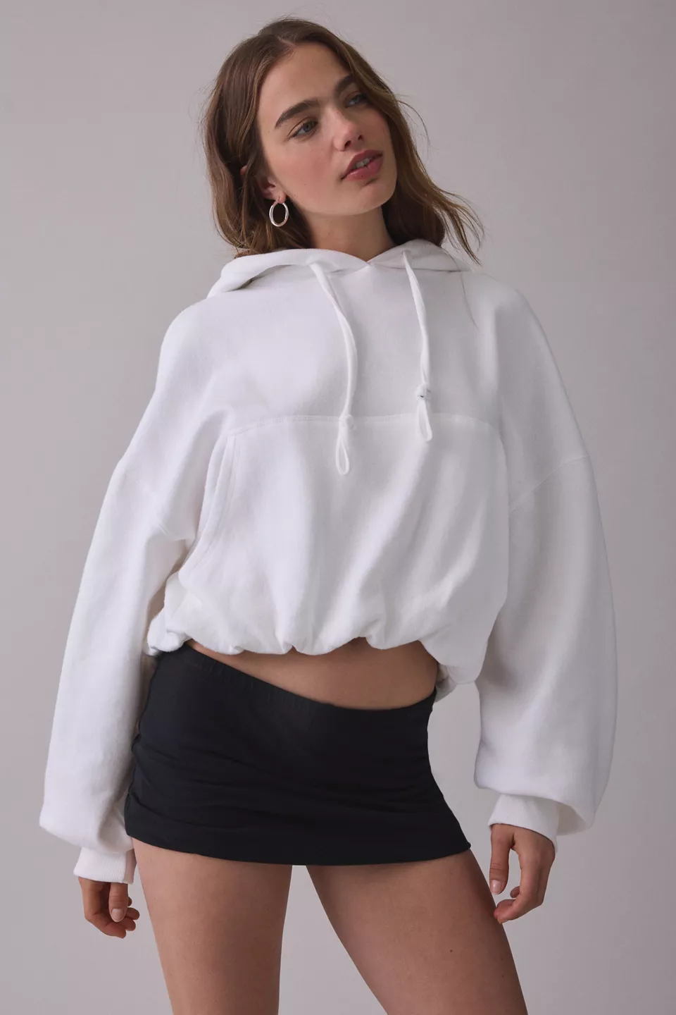 Out From Under Try Me Bubble Hoodie Sweatshirt-White