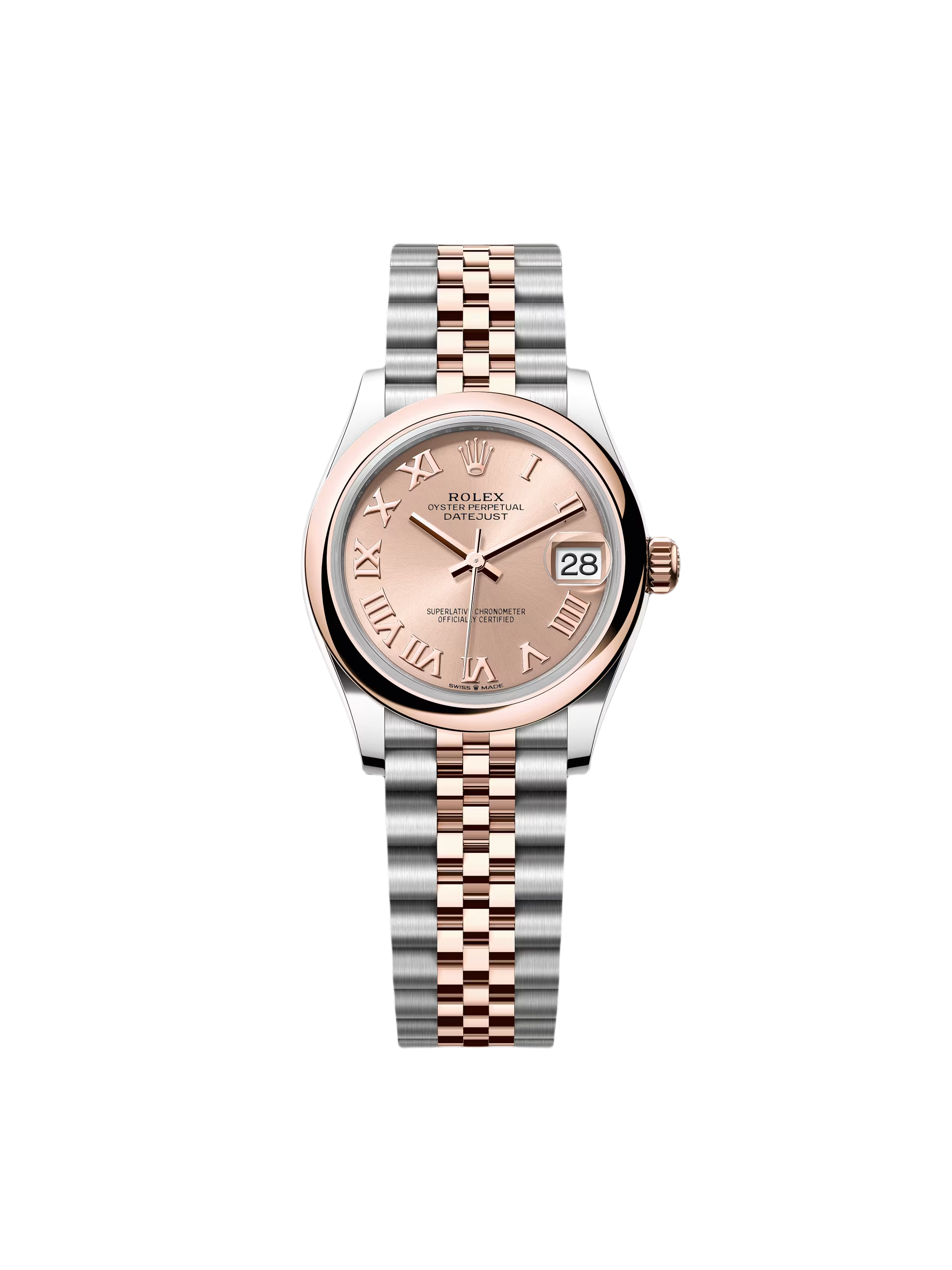 【Super Clone】RLX Datejust m278241-0005/0006 Rose 31mm Dial Oyster Bracelet Watch